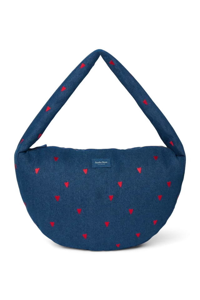 Studio Noos Denim Cross Body Bag Umhängetasche Dunkelblau 13 Zoll