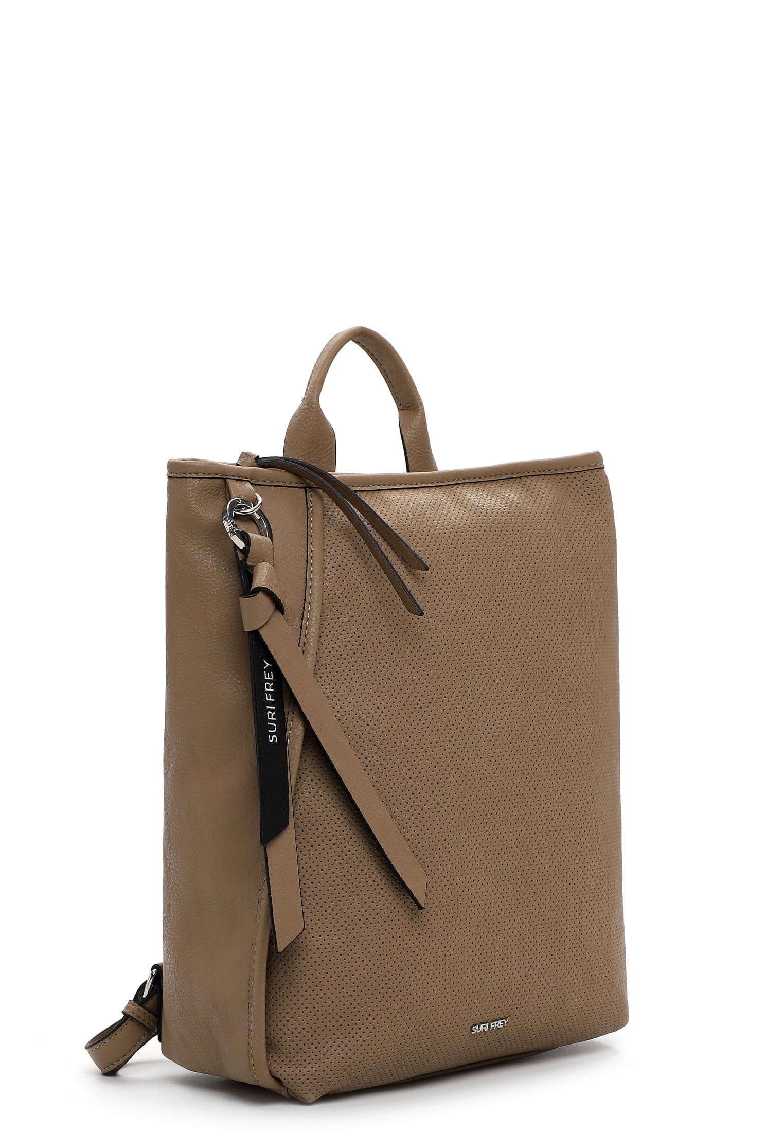 SURI FREY Macy City Backpack Rucksack Taupe mit Tabletfach
