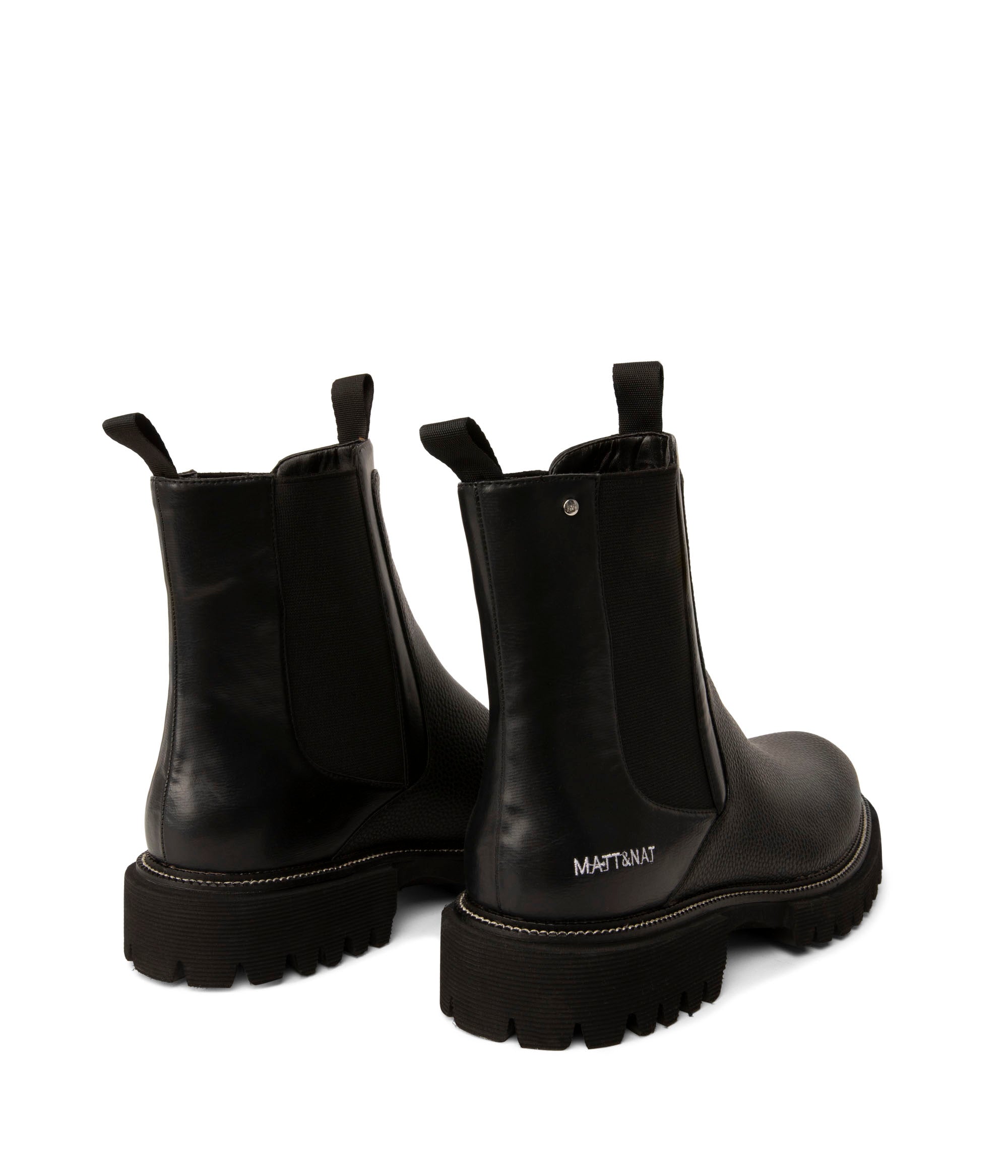 Matt & Nat Arlo Chelsea Boots Schwarz Herren vegan