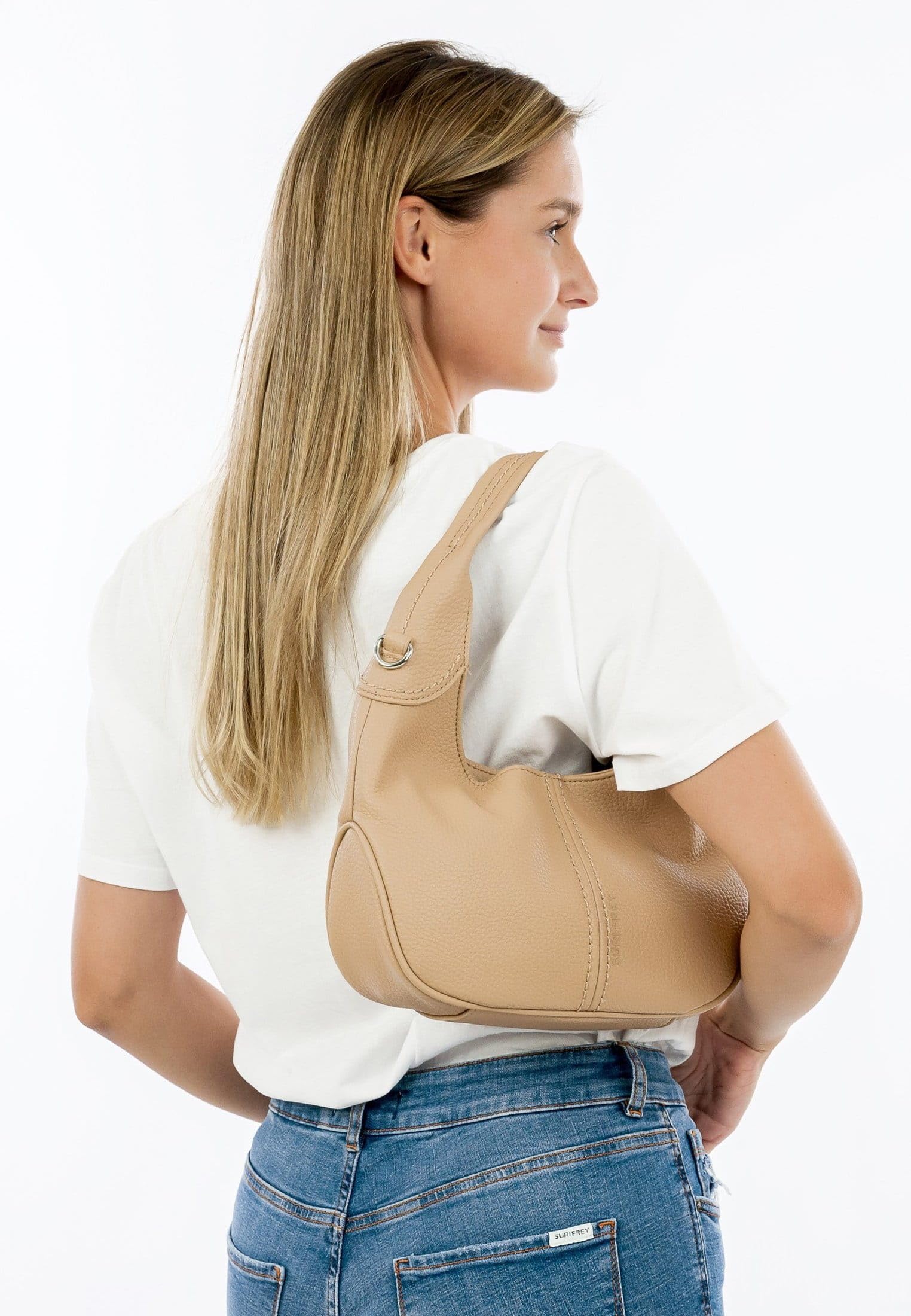SURI FREY Nessy Shoulder Bag M Schultertasche Sand