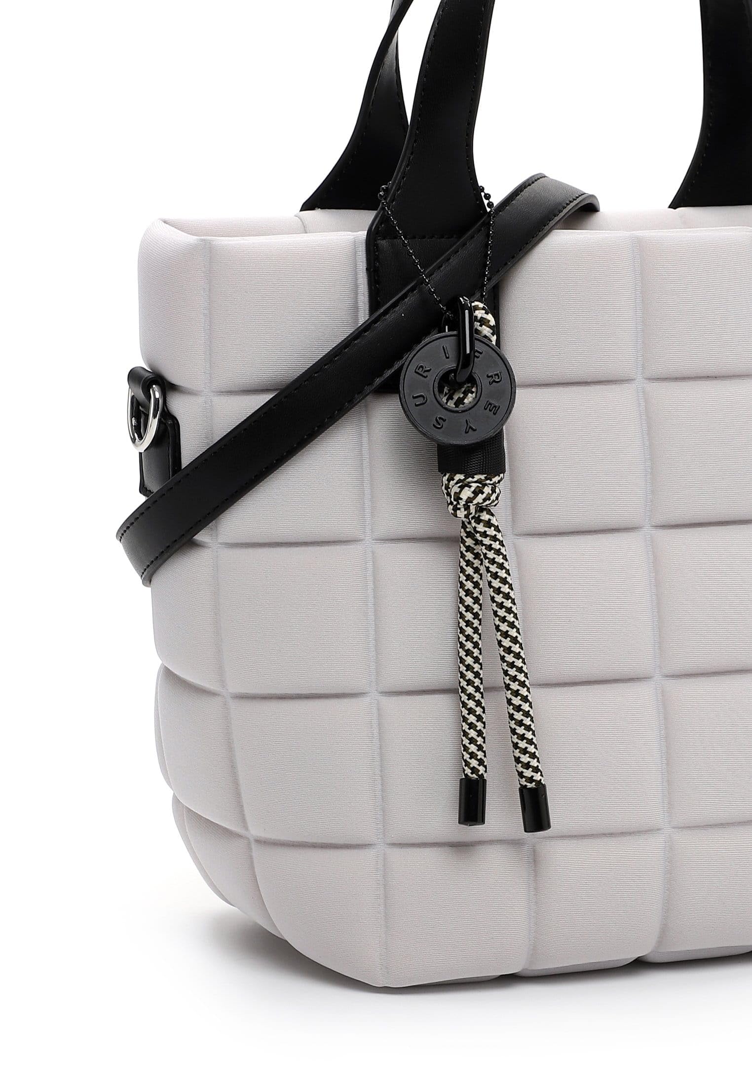 SURI FREY Jancy Cityshopper S Handtasche hellgrau gesteppt
