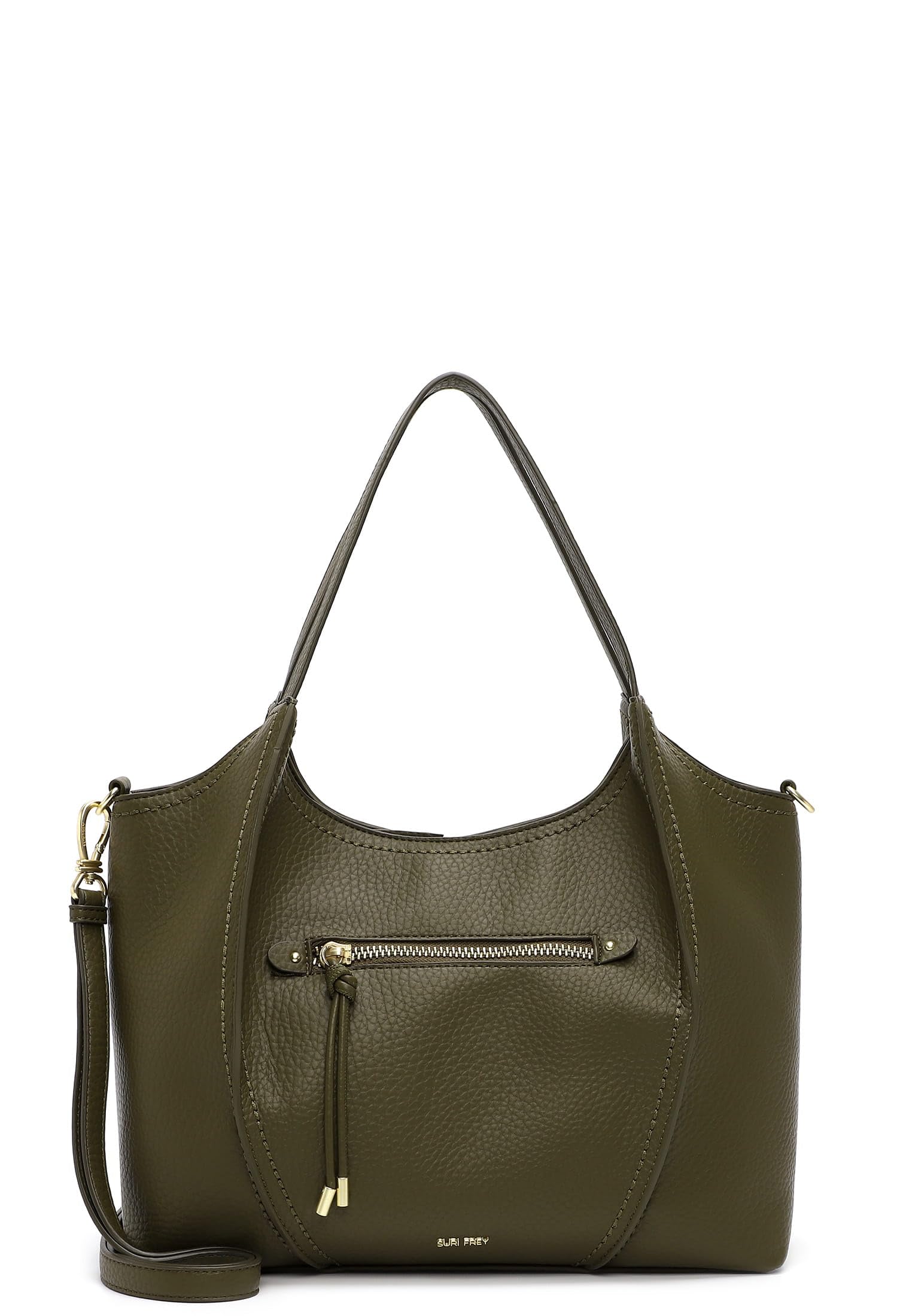 SURI FREY SFY Soey 17355 Shopper Braun mit Reissverschluss