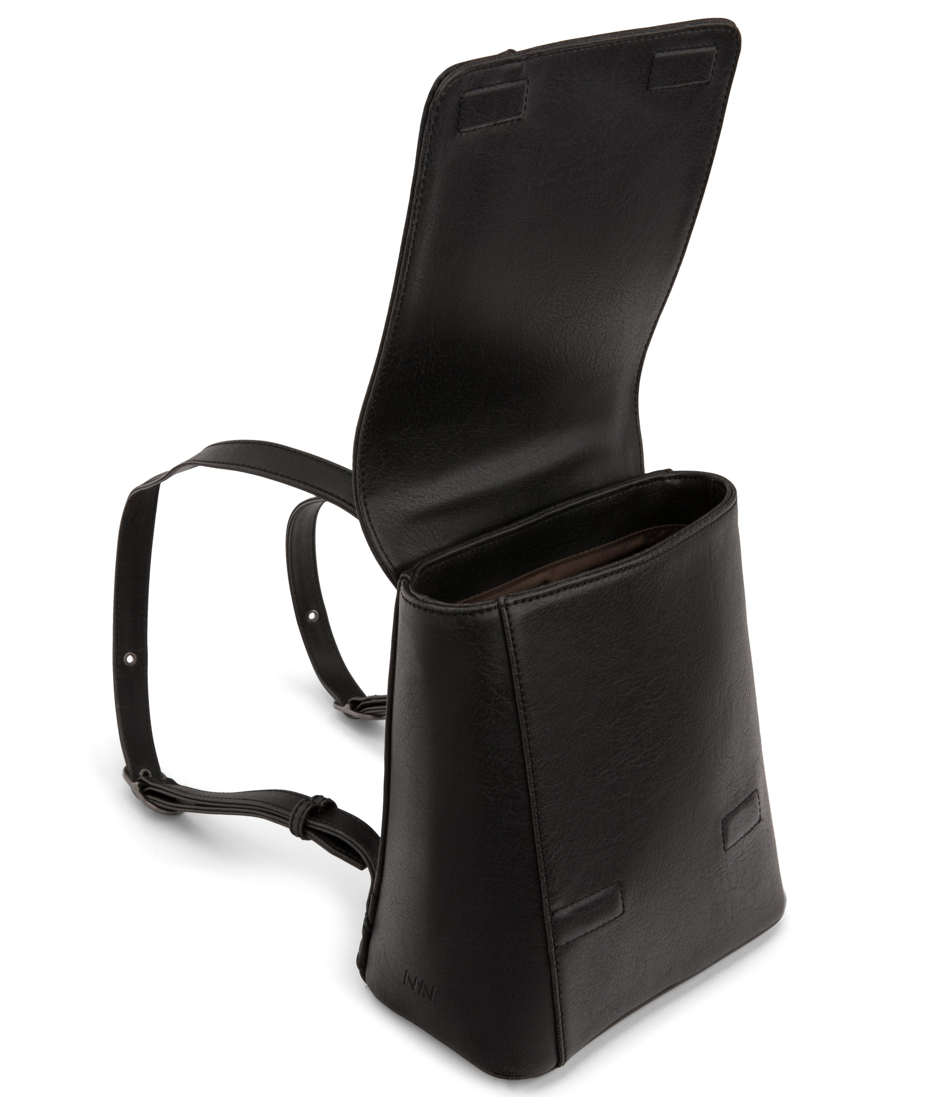 Matt & Nat Deely Mini-Rucksack Vintage schwarz vegan