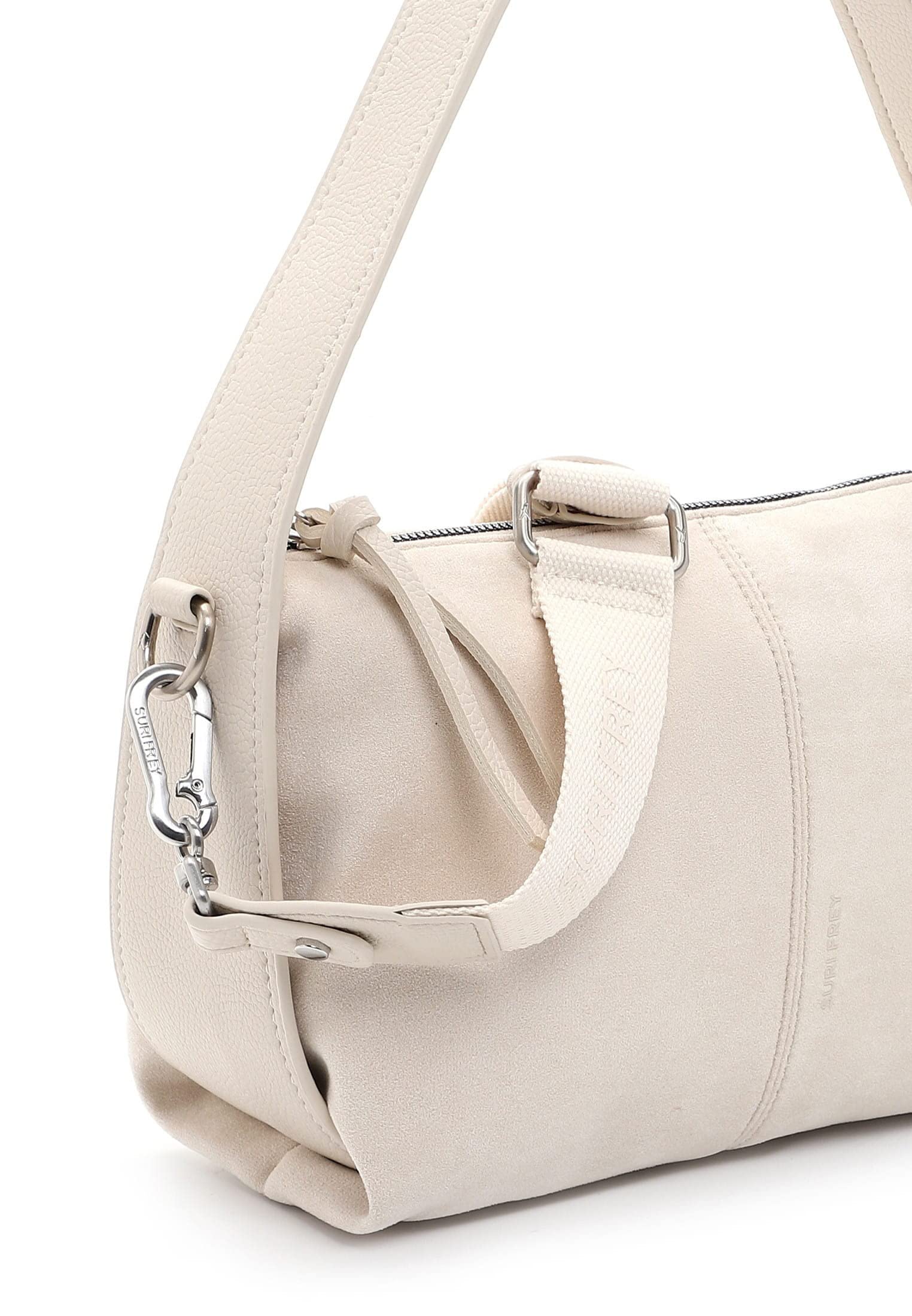 SURI FREY Dally Umhängetasche Beige Wildlederoptik