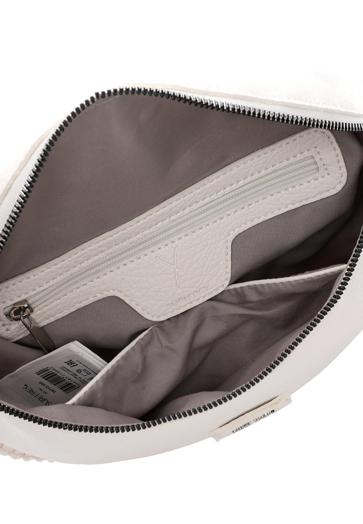 SURI FREY Franzy Handbag With Zipper Umhängetasche White