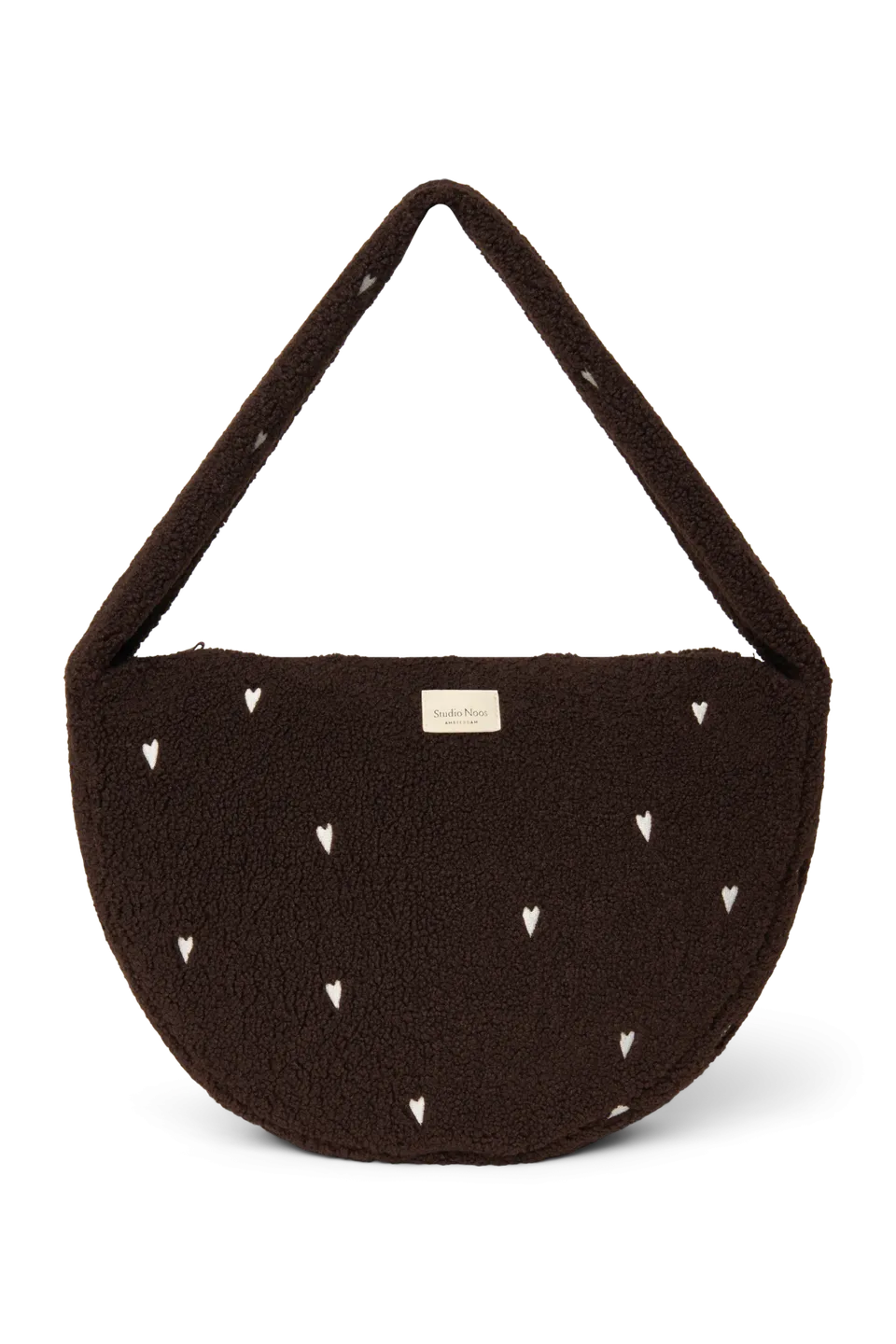 Studio Noos Teddy Cross Body Bag Umhängetasche Schoko Hearts