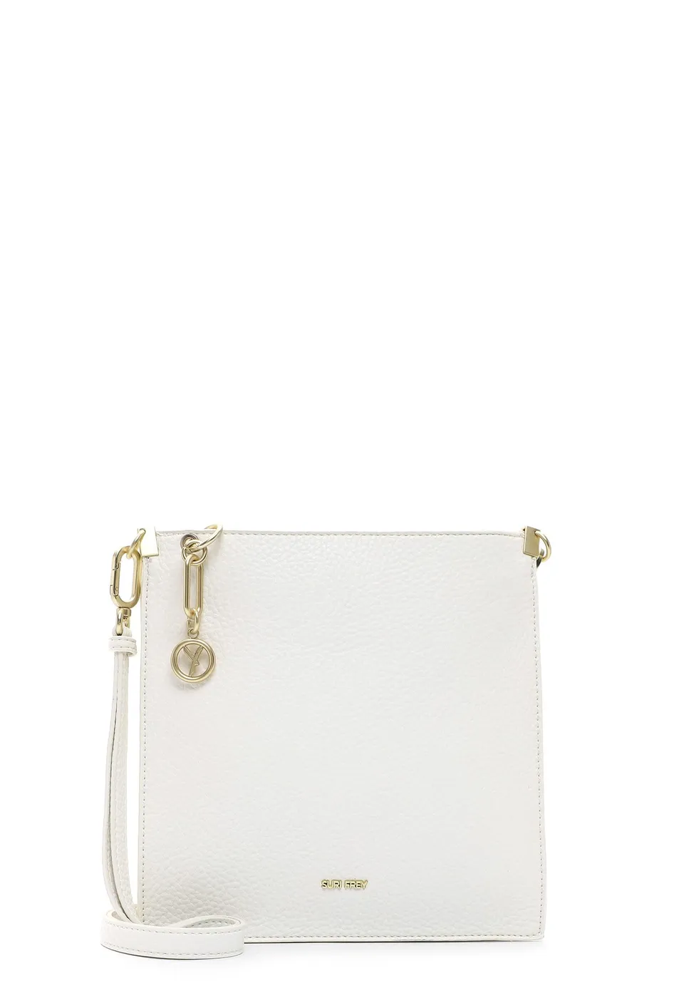 SURI FREY Gwenny Crossover Bag Umhängetasche Weiß Zipper