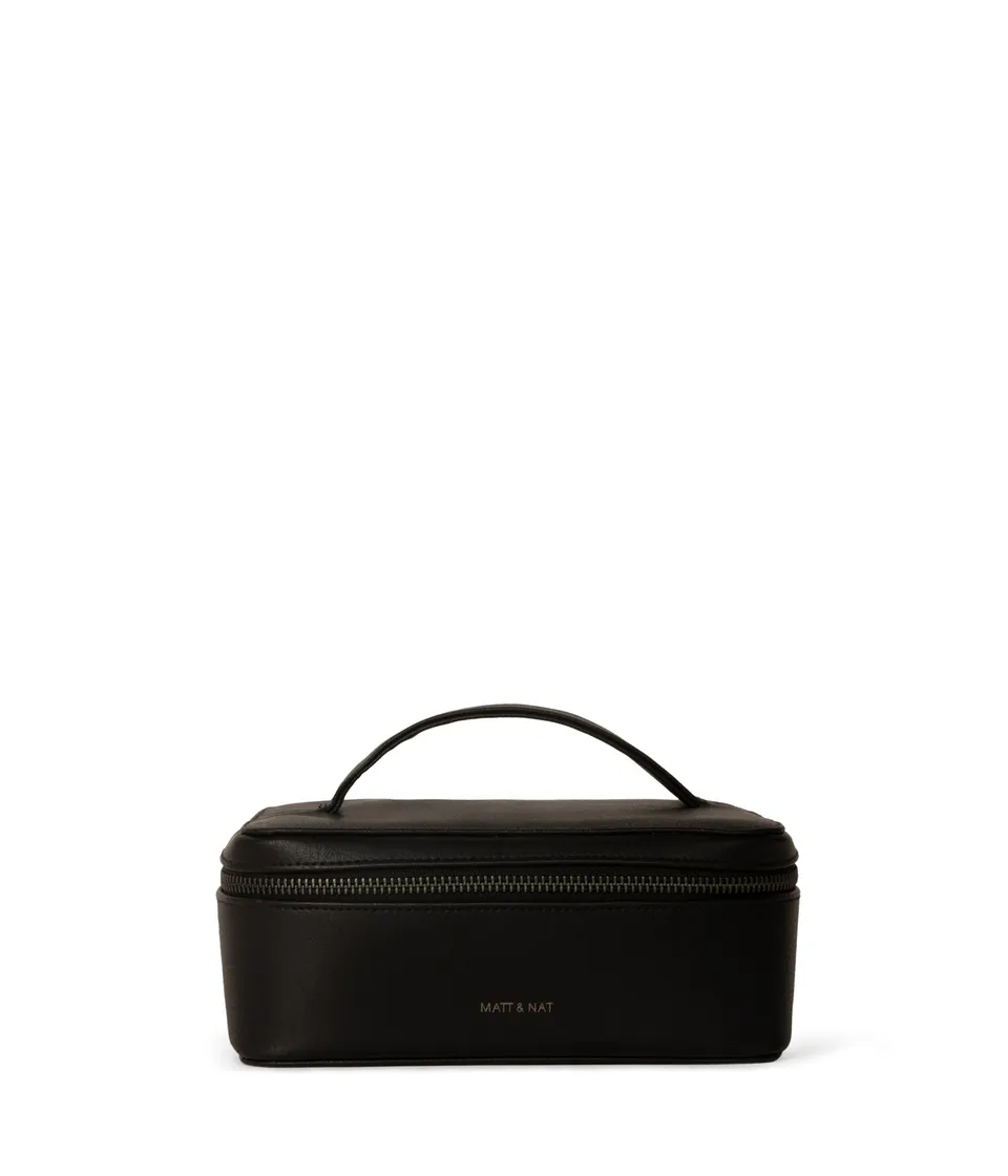 Matt & Nat Arbor Jule Kosmetiktasche Schwarz Reißverschluss