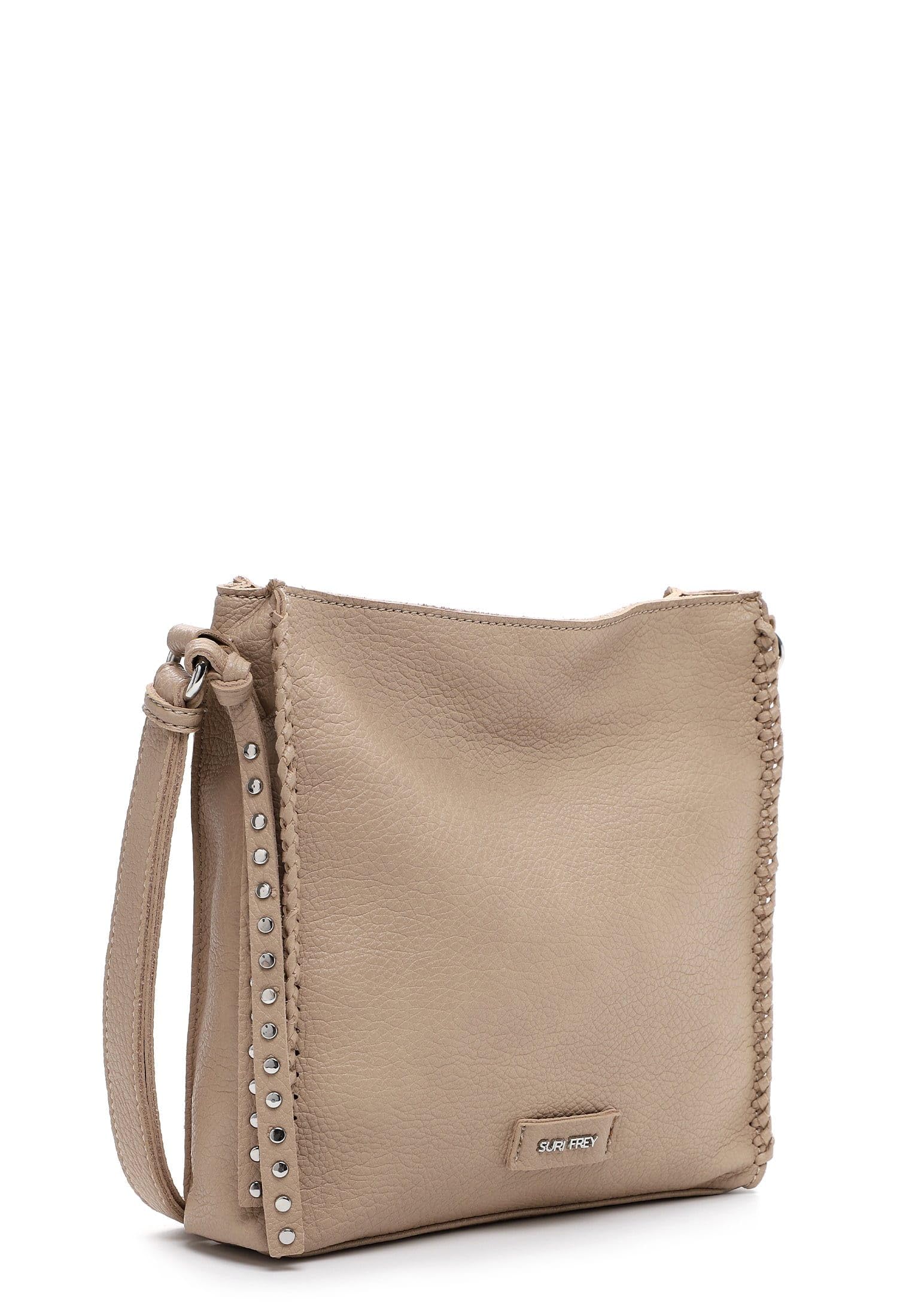 SURI FREY Franzy Crossover Bag Umhängetasche Sand verstellbar