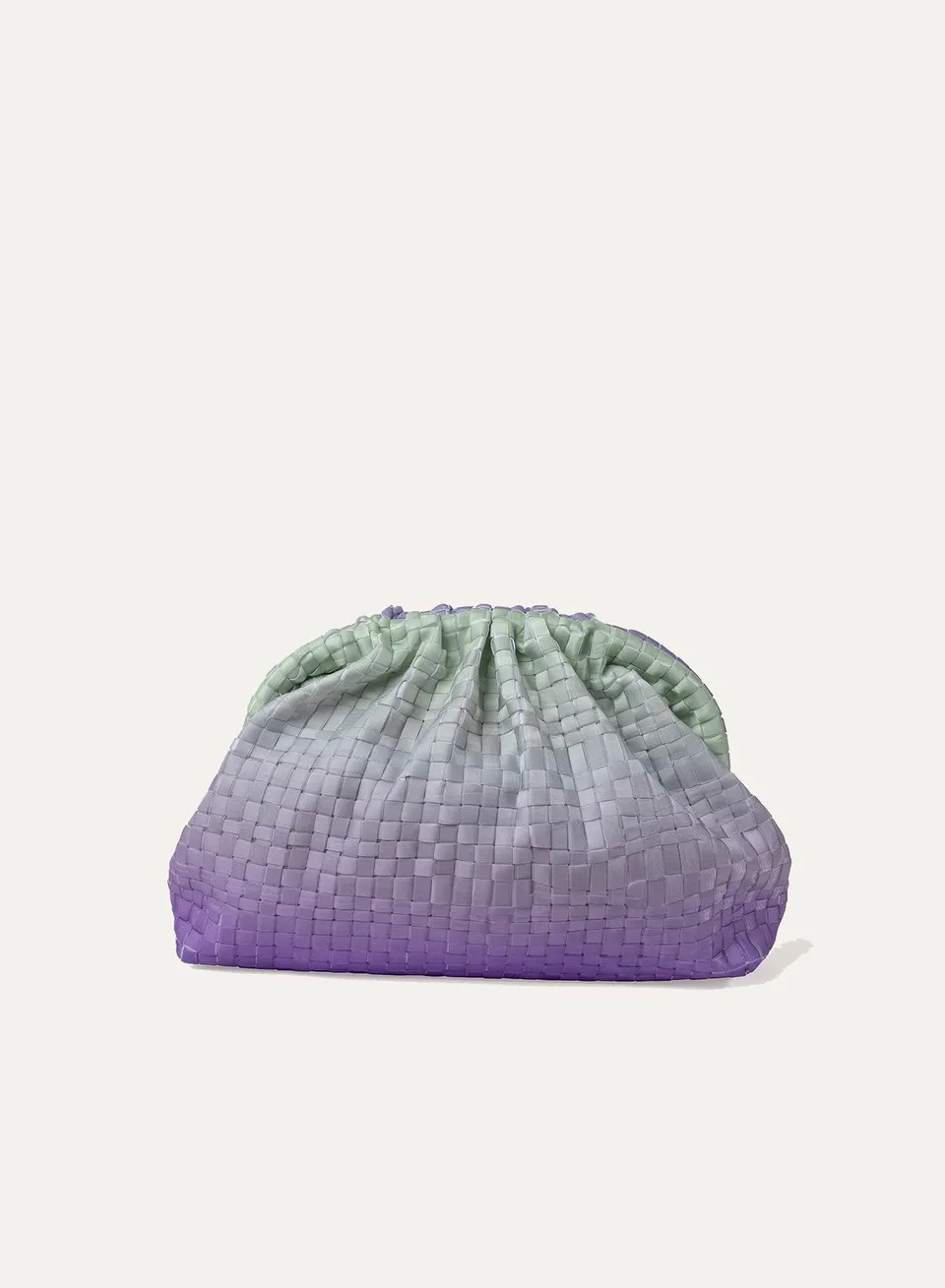 Maria la Rosa Mineral Game Clutch Violett gewebt