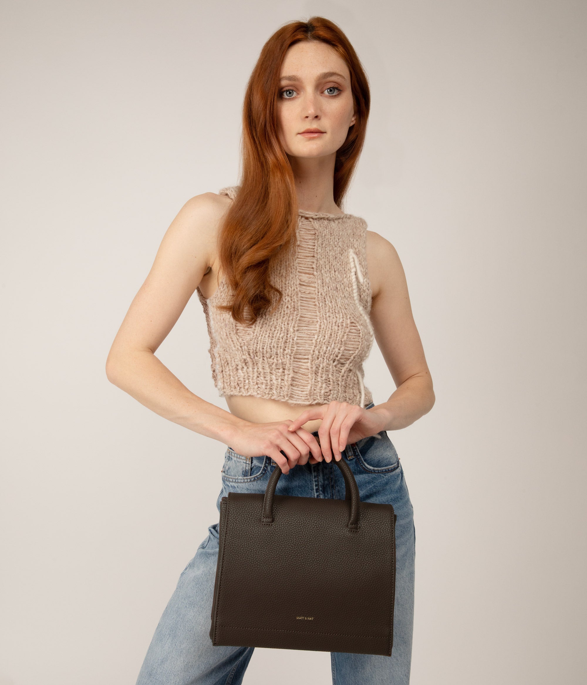 Matt & Nat Purity Adel Satchel Schwarz vegan