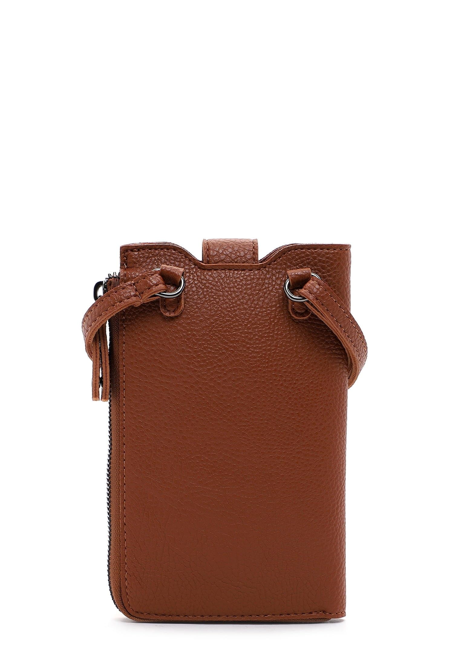 SURI FREY Gitty Smartphonebag Handytasche Darkcognac Polyester