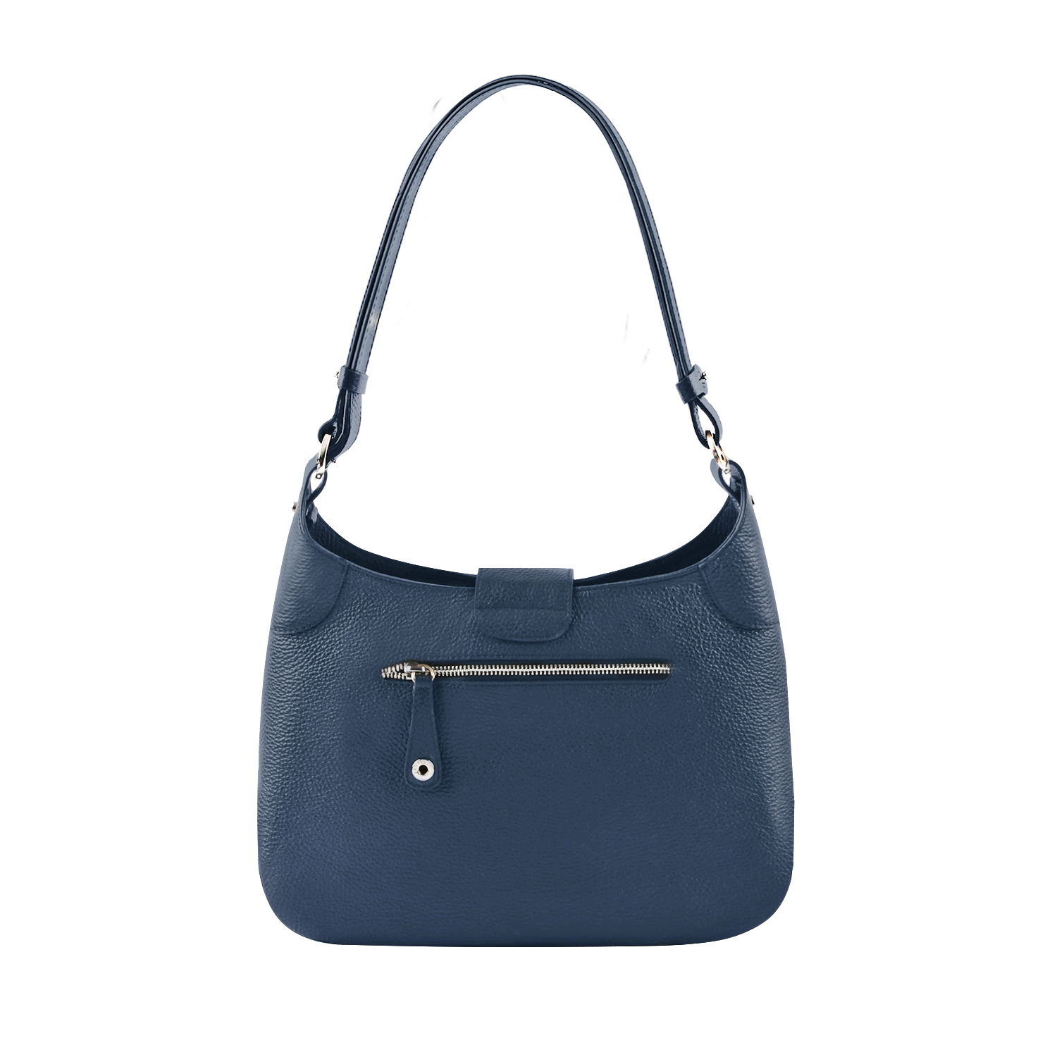 Lamarthe Paris Umhängetasche Navy Vollleder