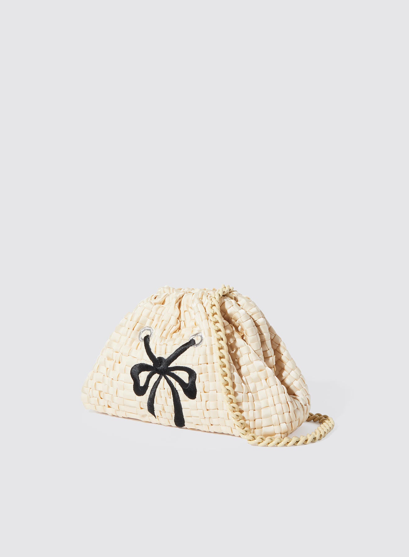 Maria la Rosa Ivy WBW26.35 Clutch Off White Schleife