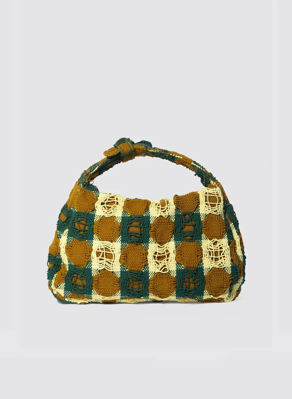 Maria la Rosa Nebula Bound Tasche Khaki Baumwolle