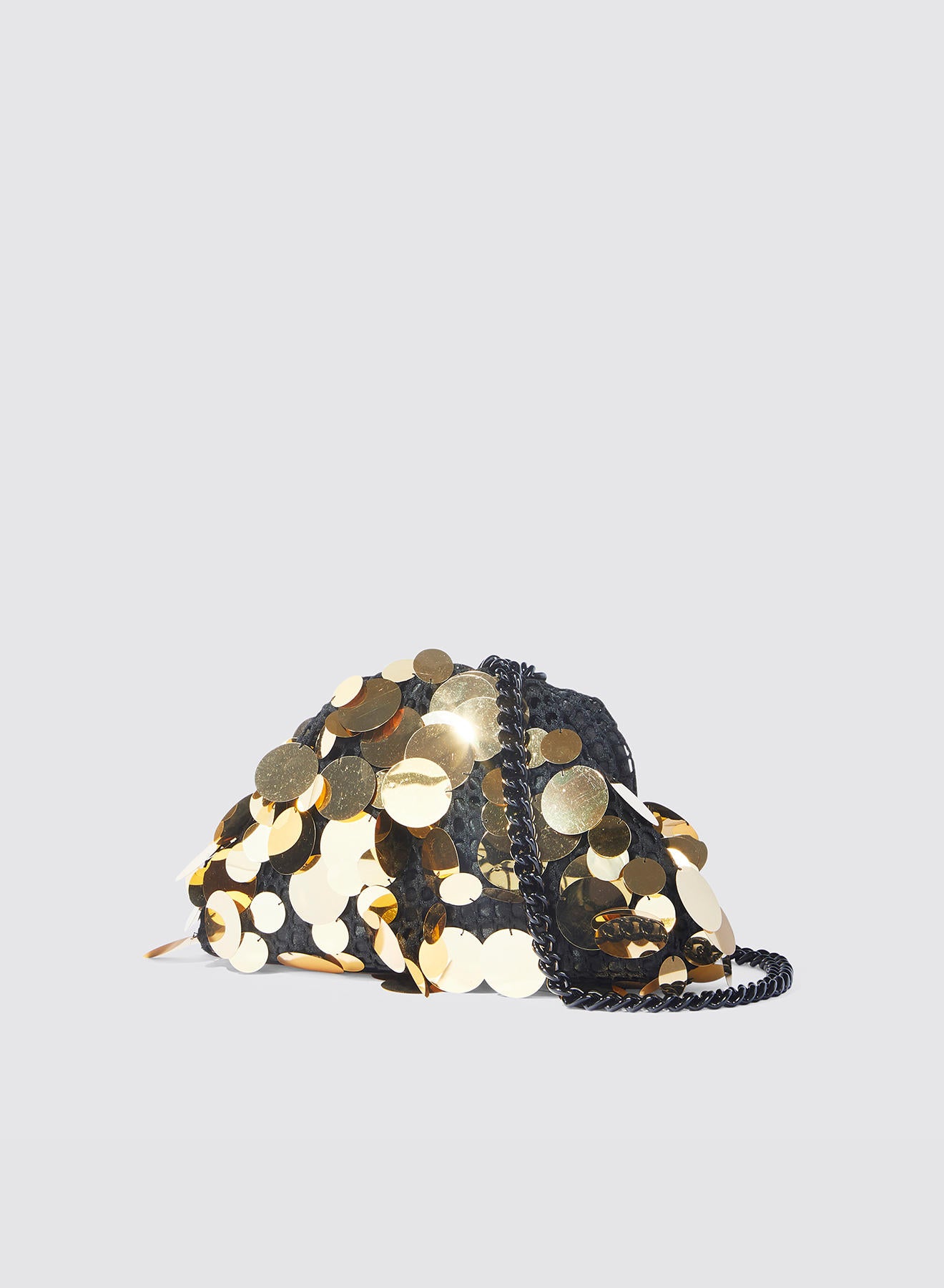 Maria la Rosa Carnival Mini Clutch Pailletten Gold