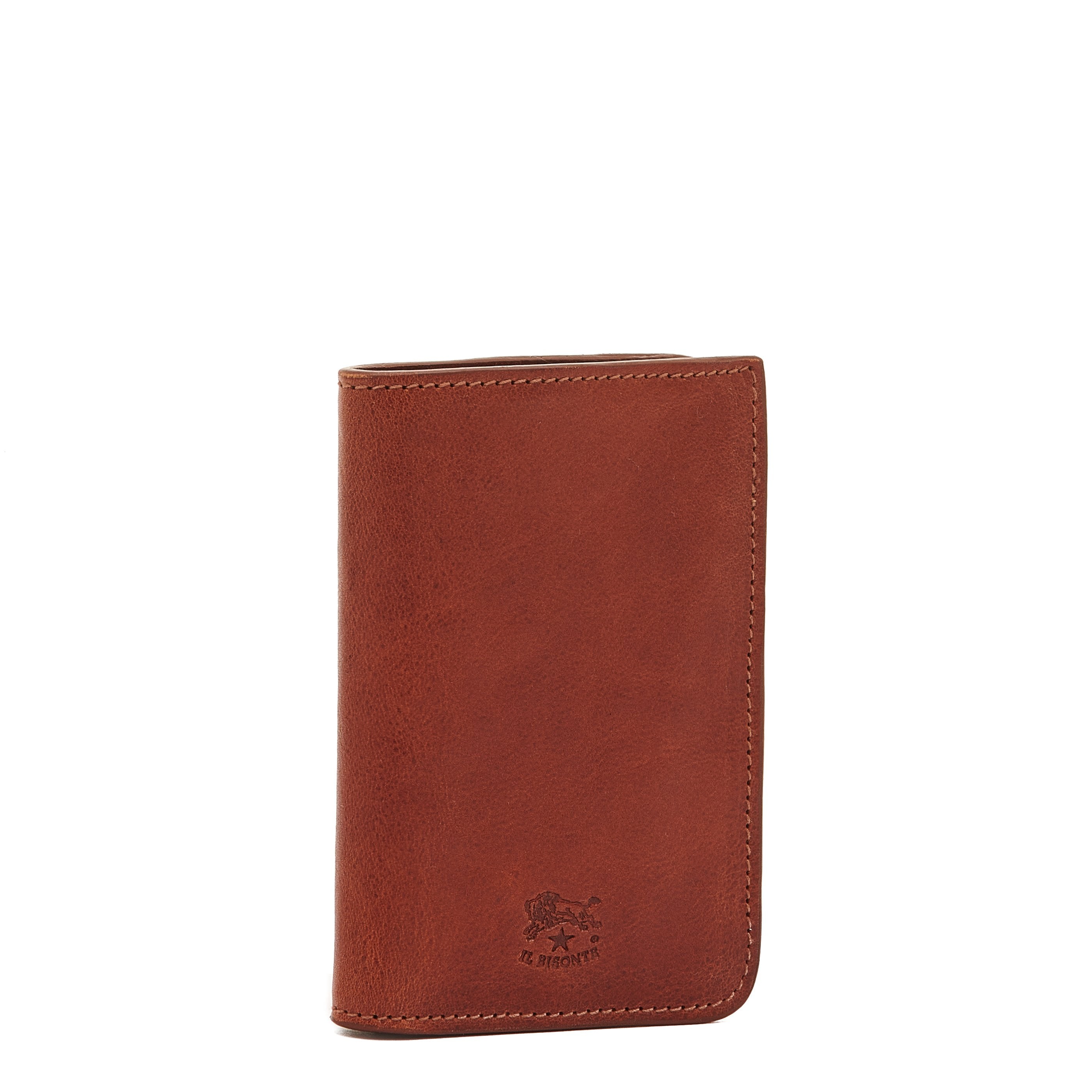 Il Bisonte Duccio Bifold Geldbörse Seppia Vollleder