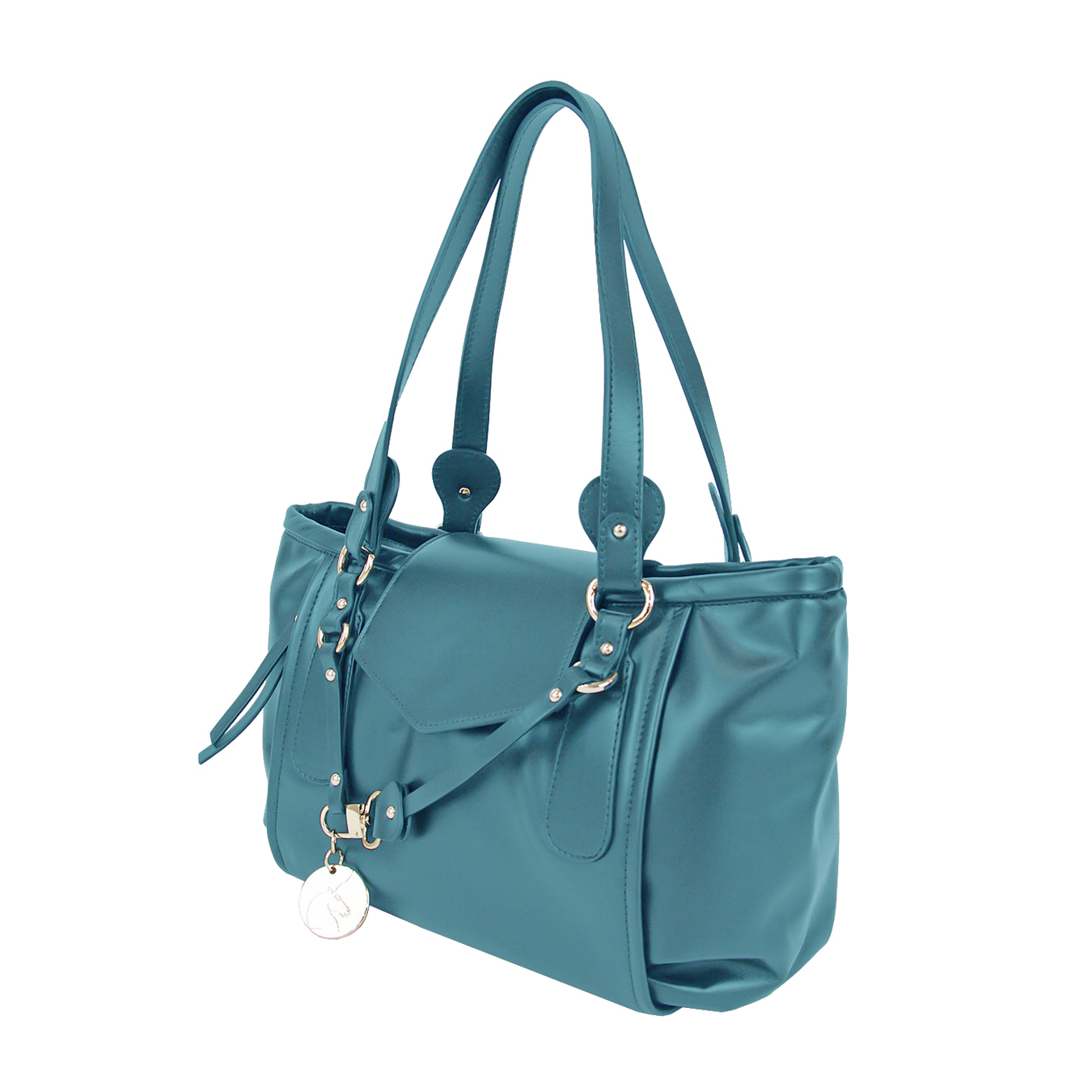 Lamarthe Cult Schultertasche Blau Rindsleder