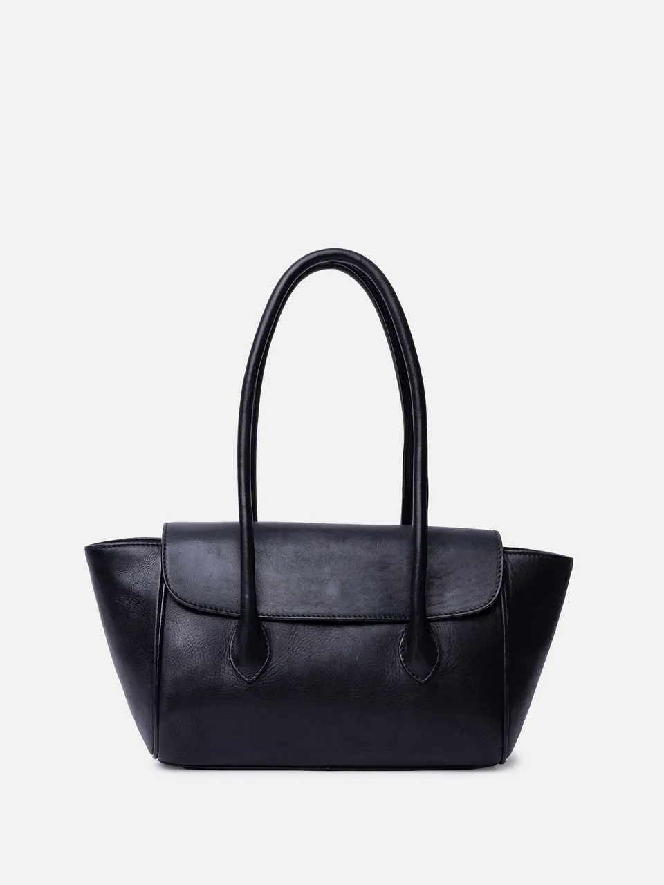 RE:DESIGNED Sisu Small Handtasche Schwarz Vintage-Leder