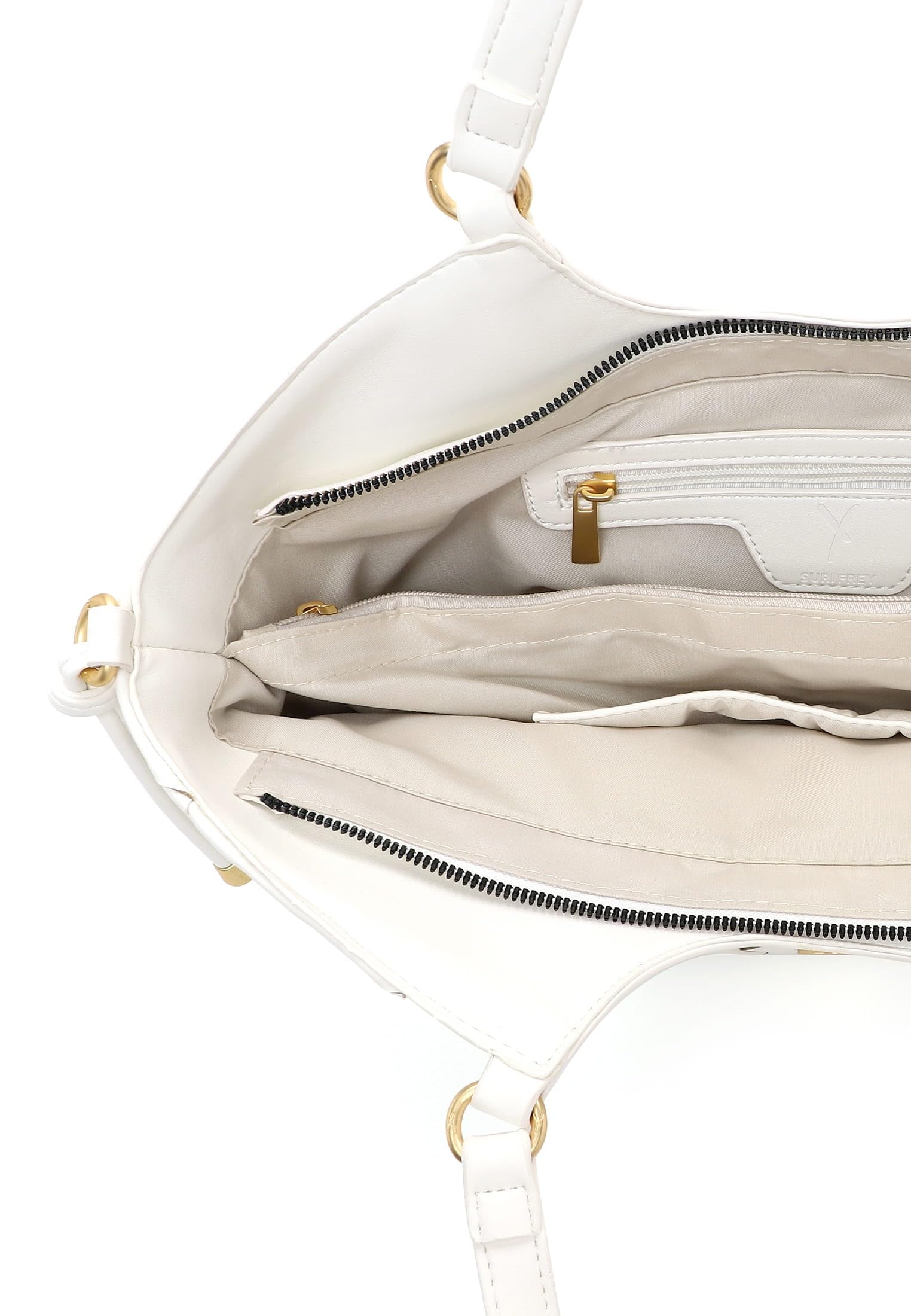 SURI FREY Nelly SC City Shopper Schultertasche Weiß