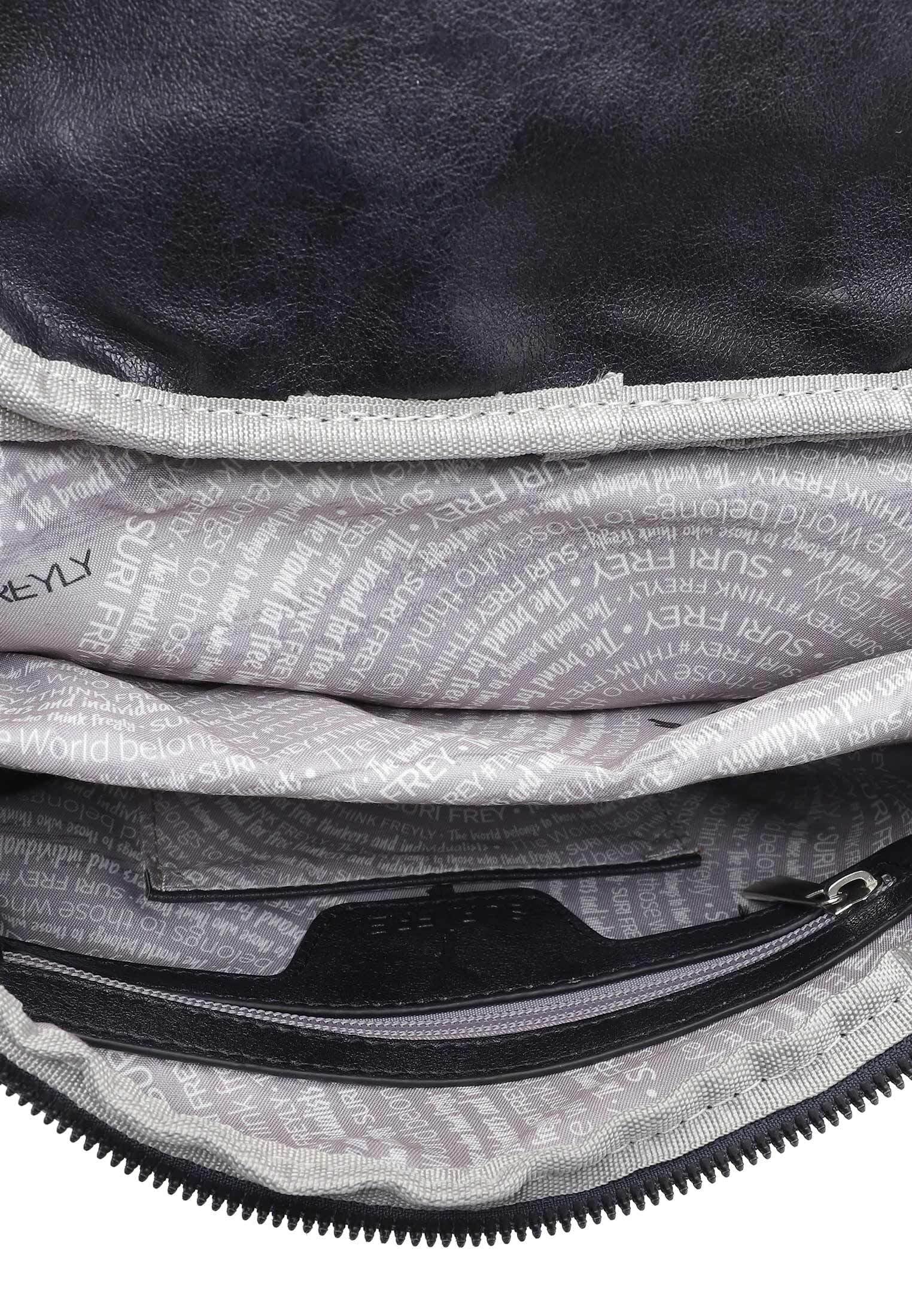 SURI FREY Vany Rucksack Blau vegan mit Laptopfach