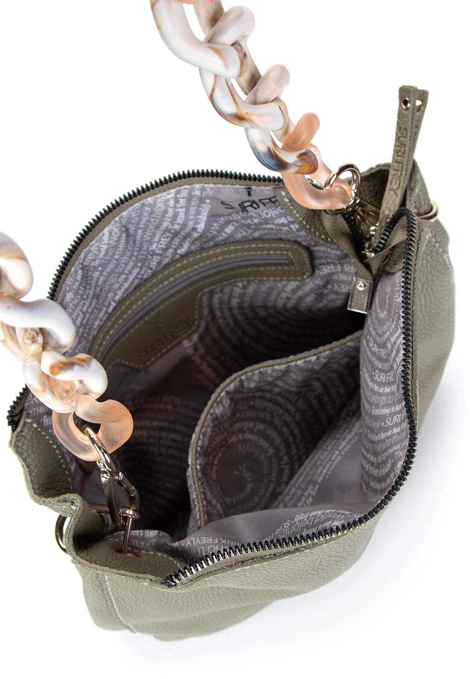 SURI FREY Candy 13580 Beutel Khaki veganes
