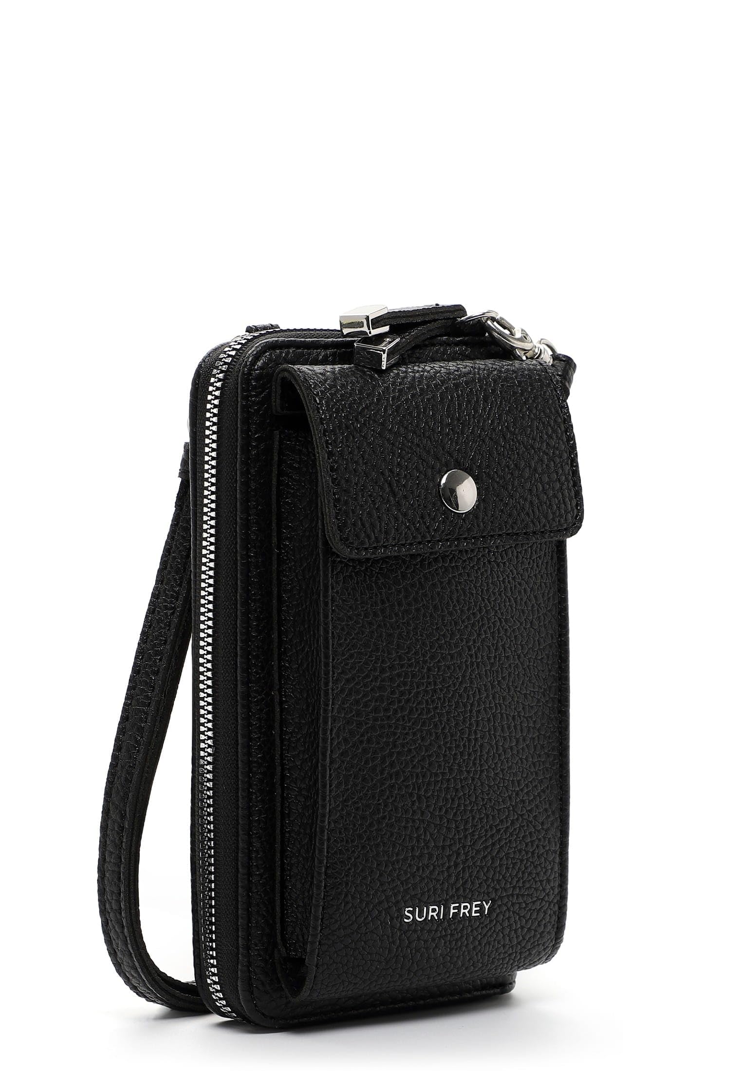 SURI FREY Freddy Smartphone Bag Geldbörse Schwarz Handyfach