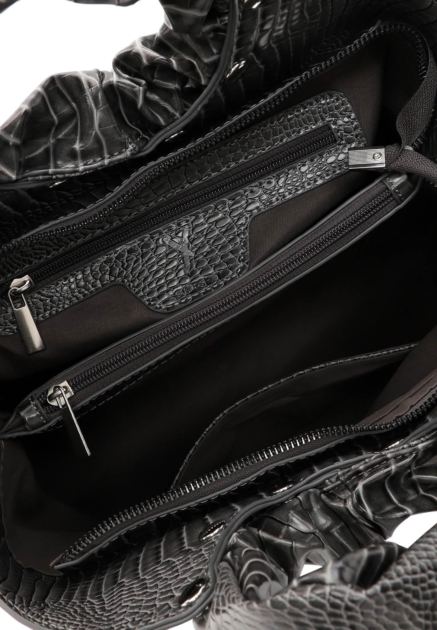 SURI FREY SFY TechBag Shopper Tasche Grau Kroko