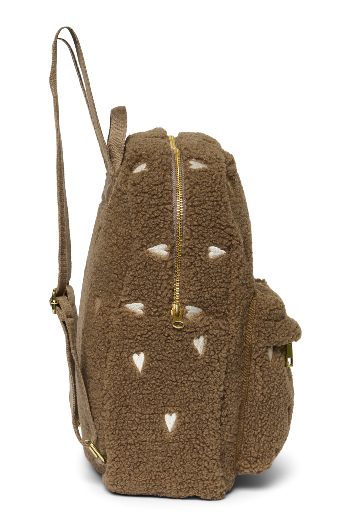 Studio Noos Teddy Midi Rucksack Brown Hearts 6+ Jahre