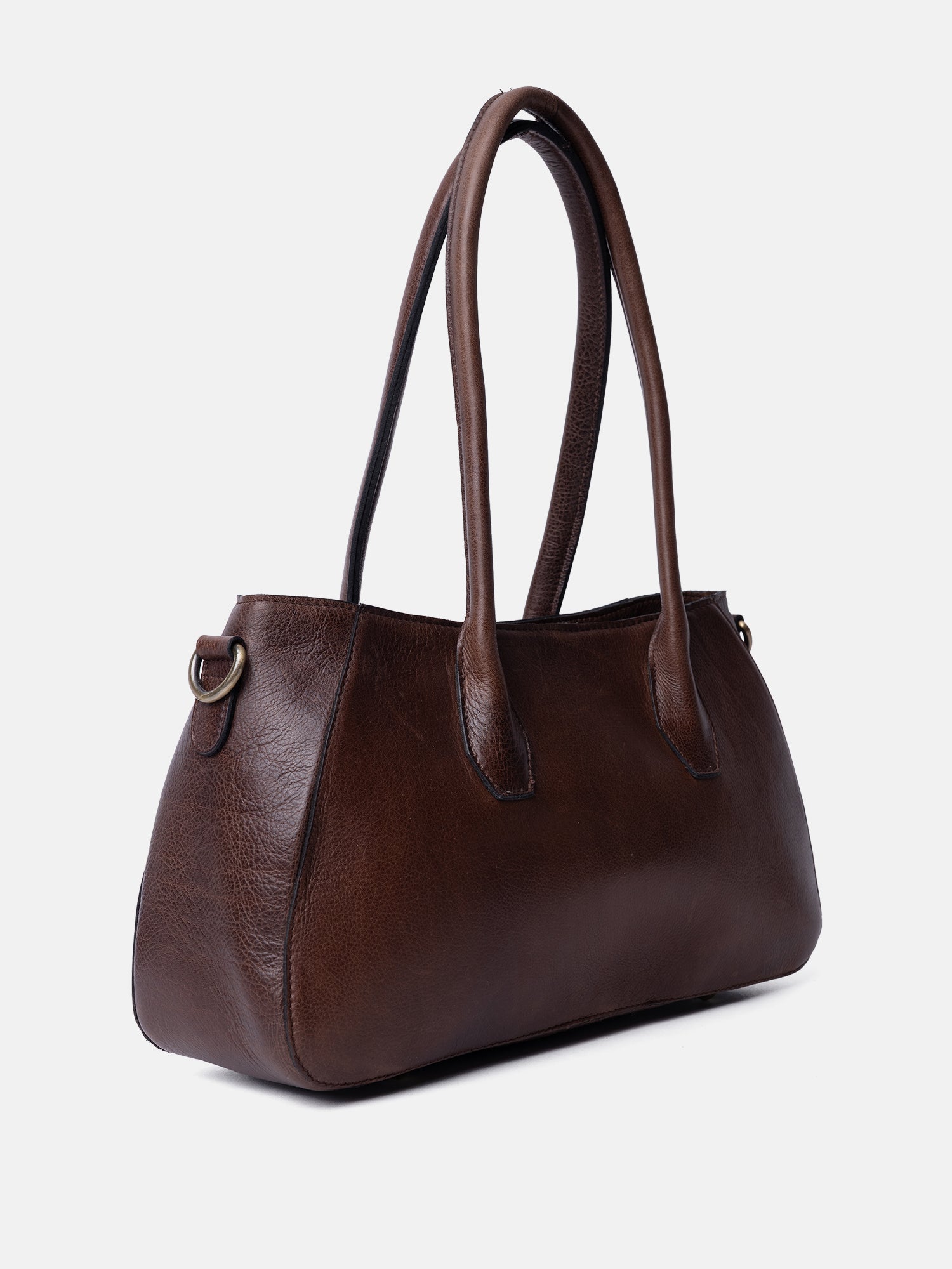 RE:DESIGNED Silje Small Handtasche Woodsmoke Leder