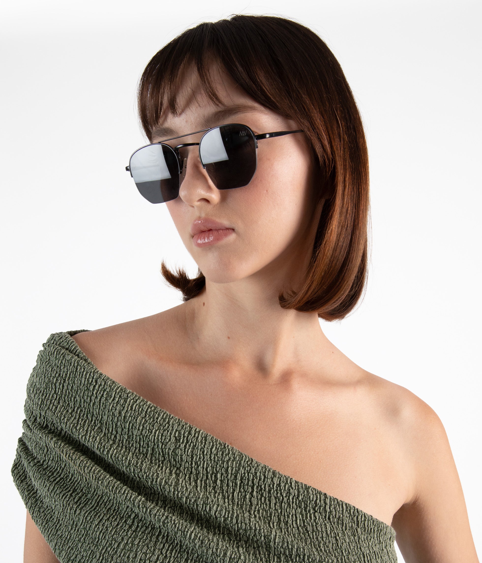 Matt & Nat Sarai Aviator Sonnenbrille BLKBLK polarisiert