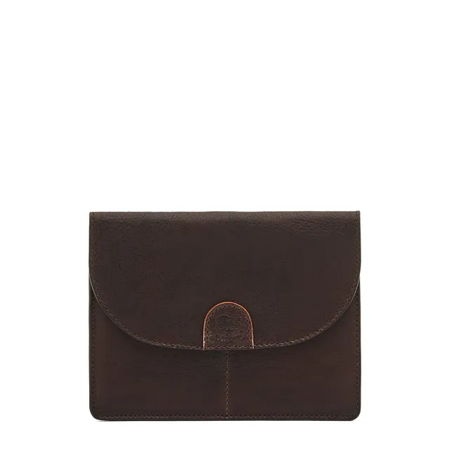 Il Bisonte 1990 Bustina Herrentasche Volleder braun