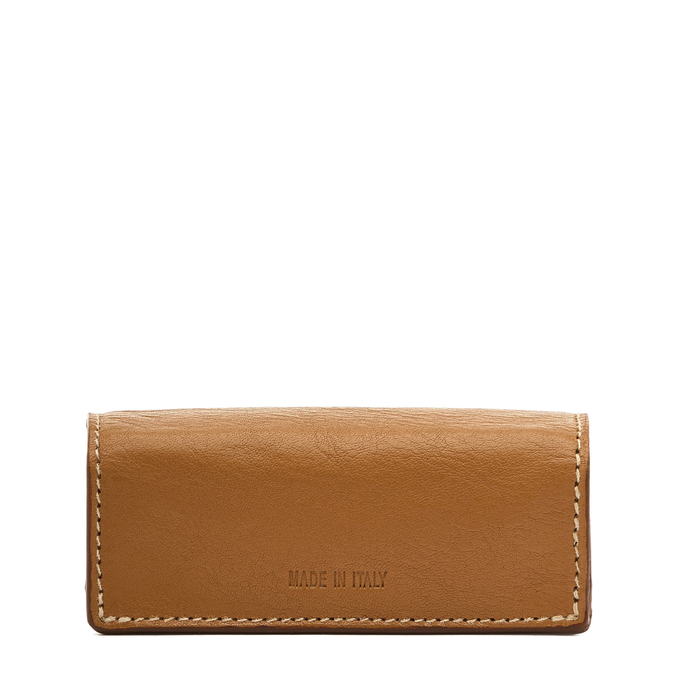 Il Bisonte Musa Lippenstiftetui Leder gianduia Spiegel