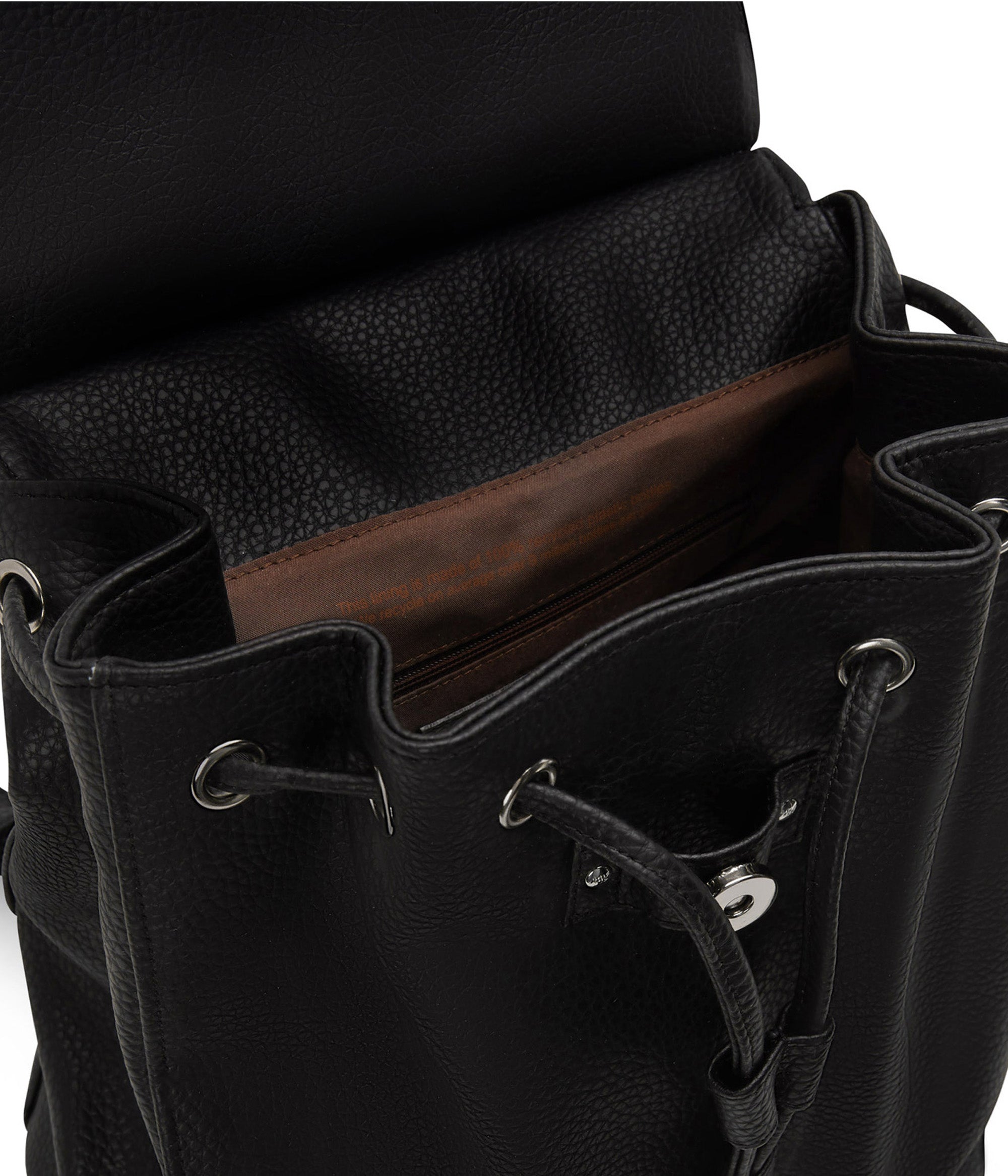 Matt & Nat Purity MUMBAI MED Rucksack Schwarz recycelt