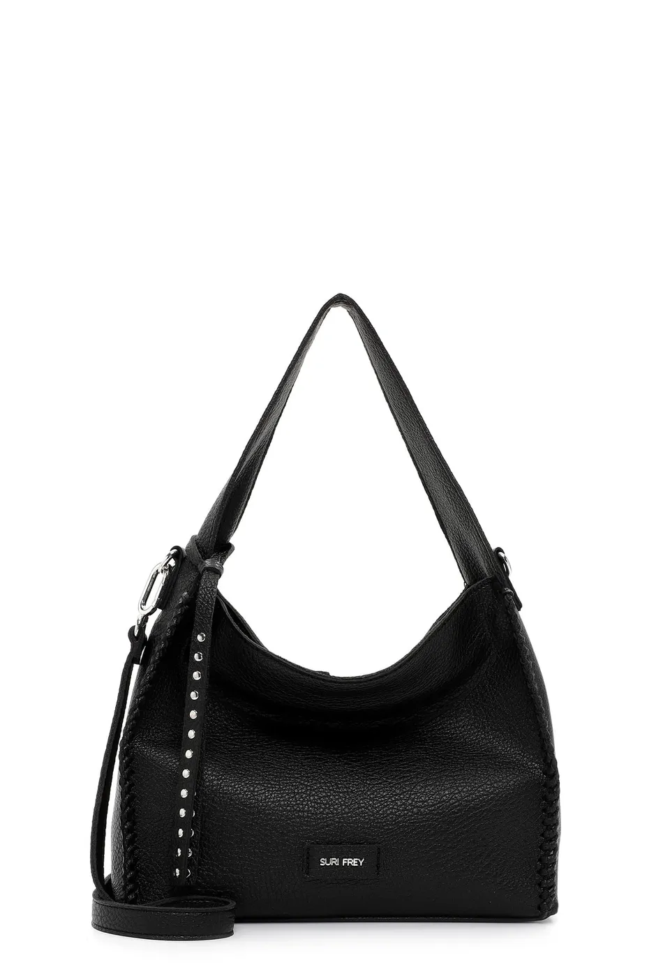SURI FREY Franzy Hobo Bag S Schultertasche Black Anhänger