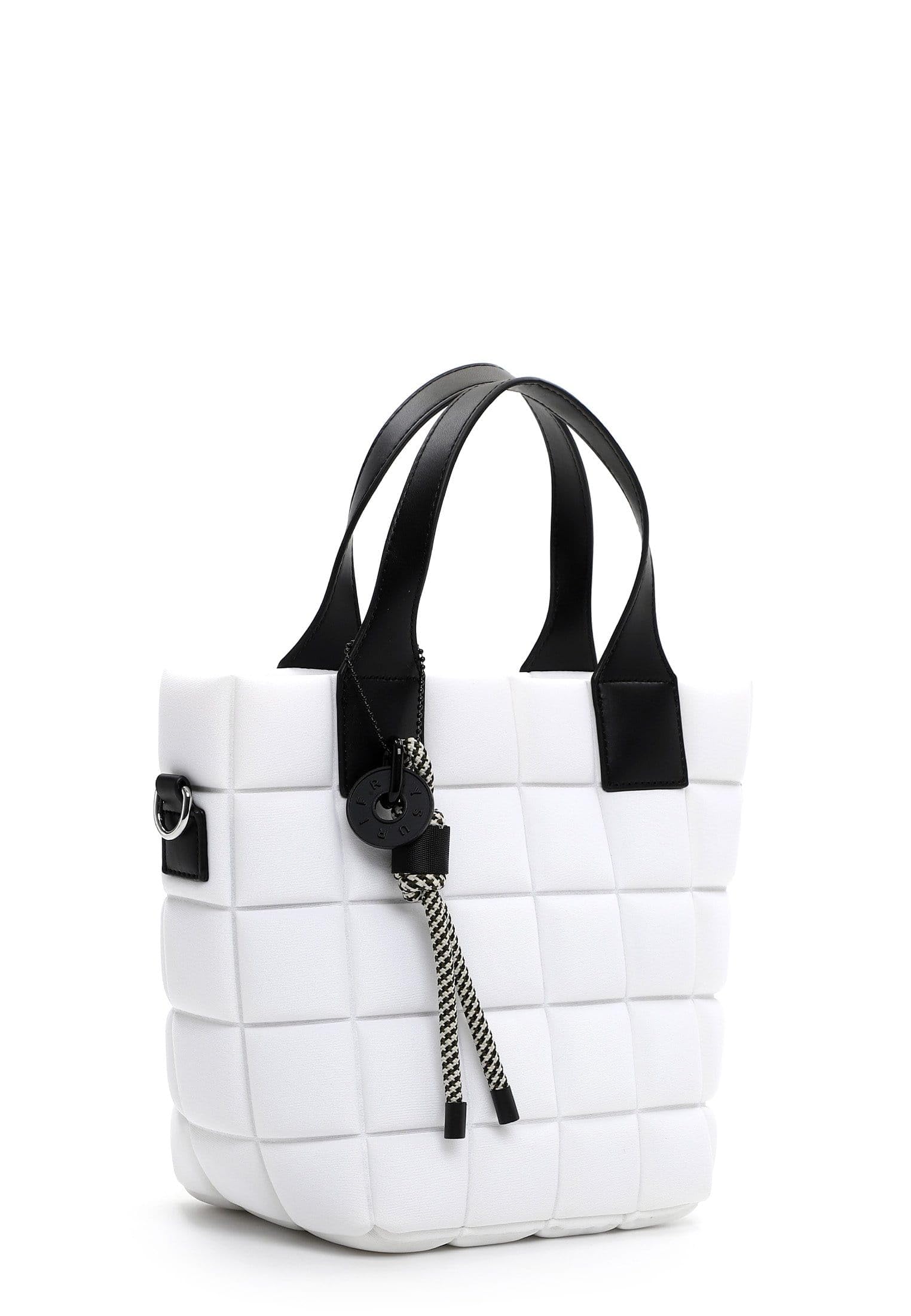SURI FREY Jancy Cityshopper S Handtasche Ecru gesteppt