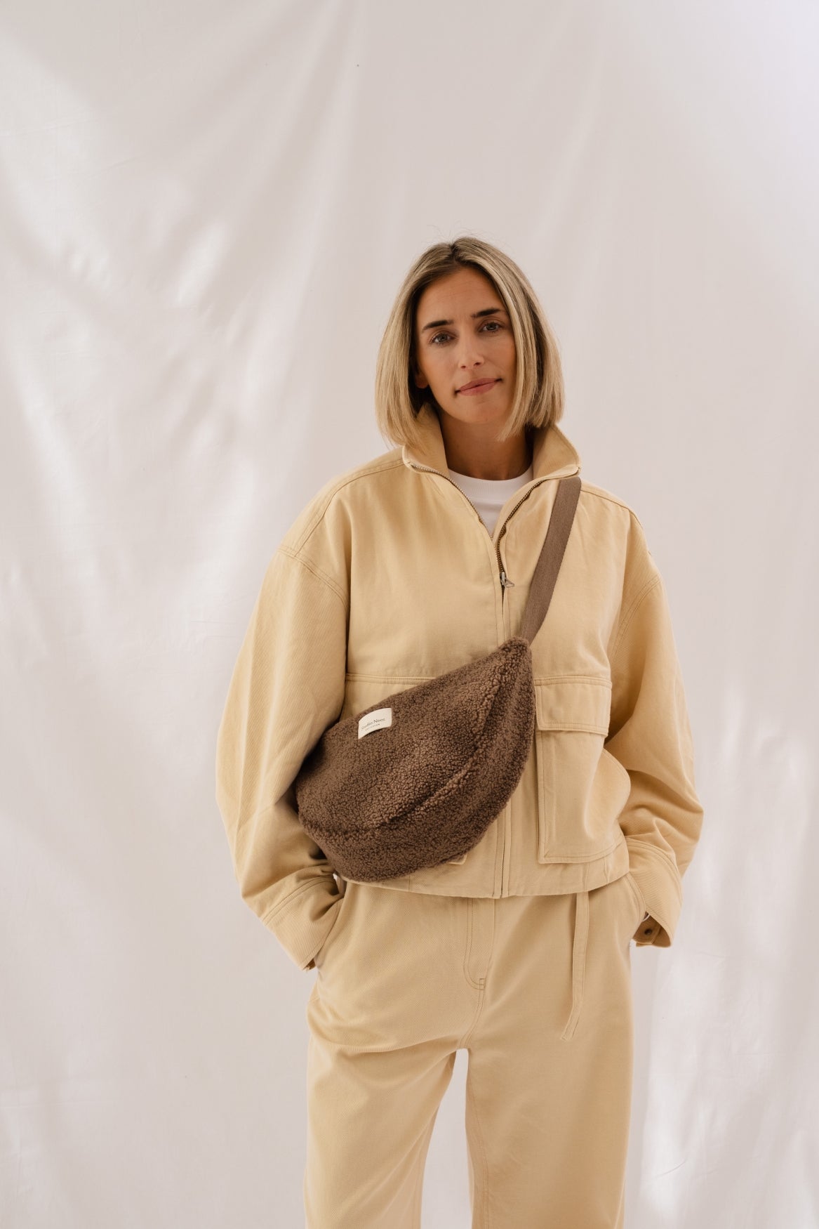 Studio Noos Teddy Bauchtasche Braun Erwachsene