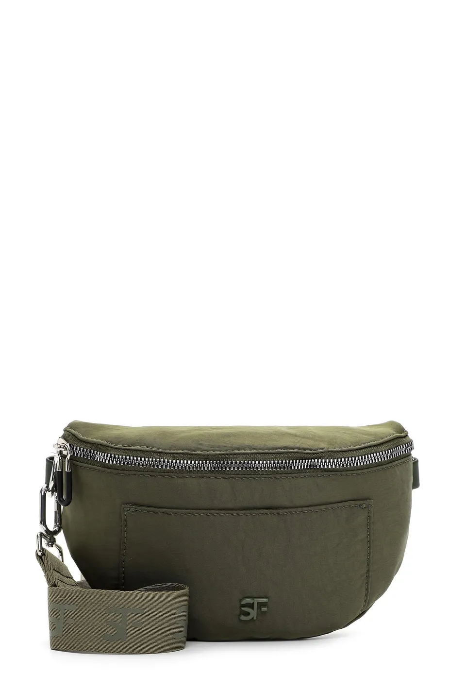 SURI FREY Abby Crossover Umhängetasche Khaki flach