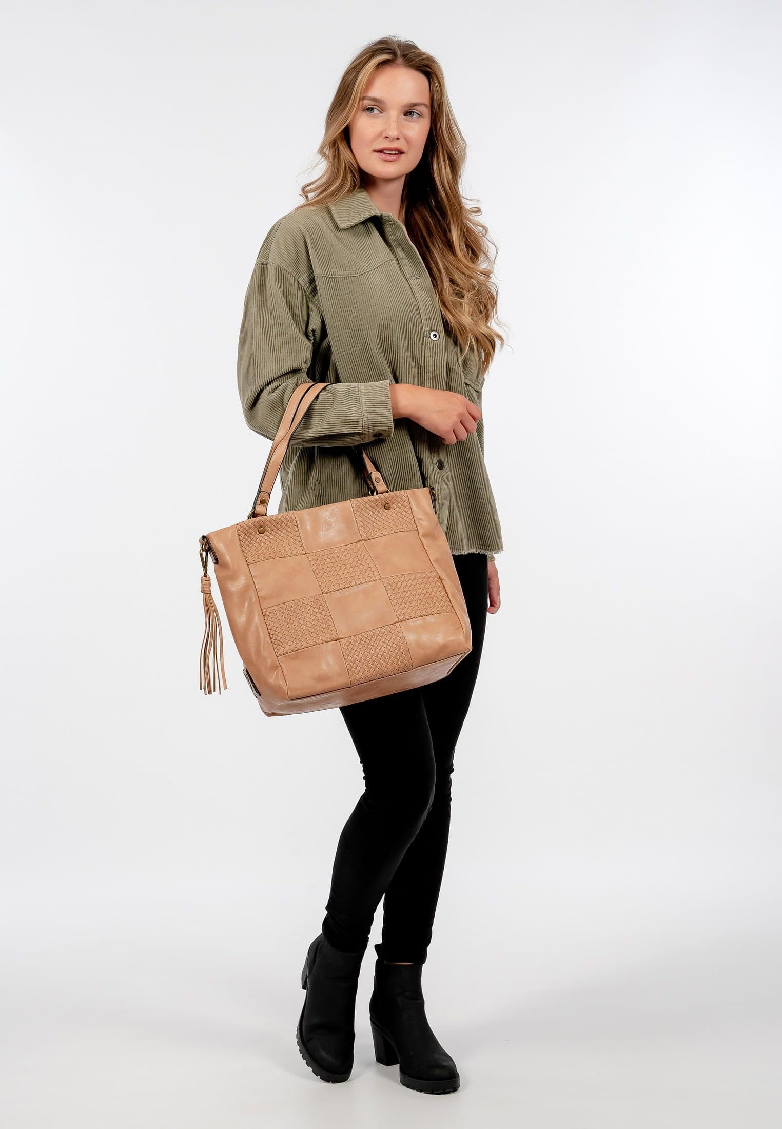 SURI FREY Bly Shopper Umhängetasche Sand