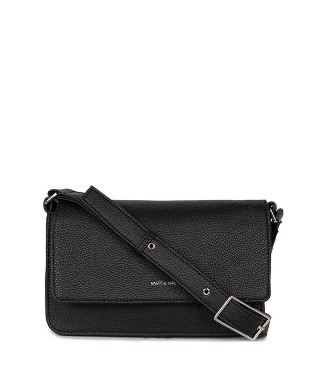 Matt & Nat Grain Dak Crossbody Schwarz vegan