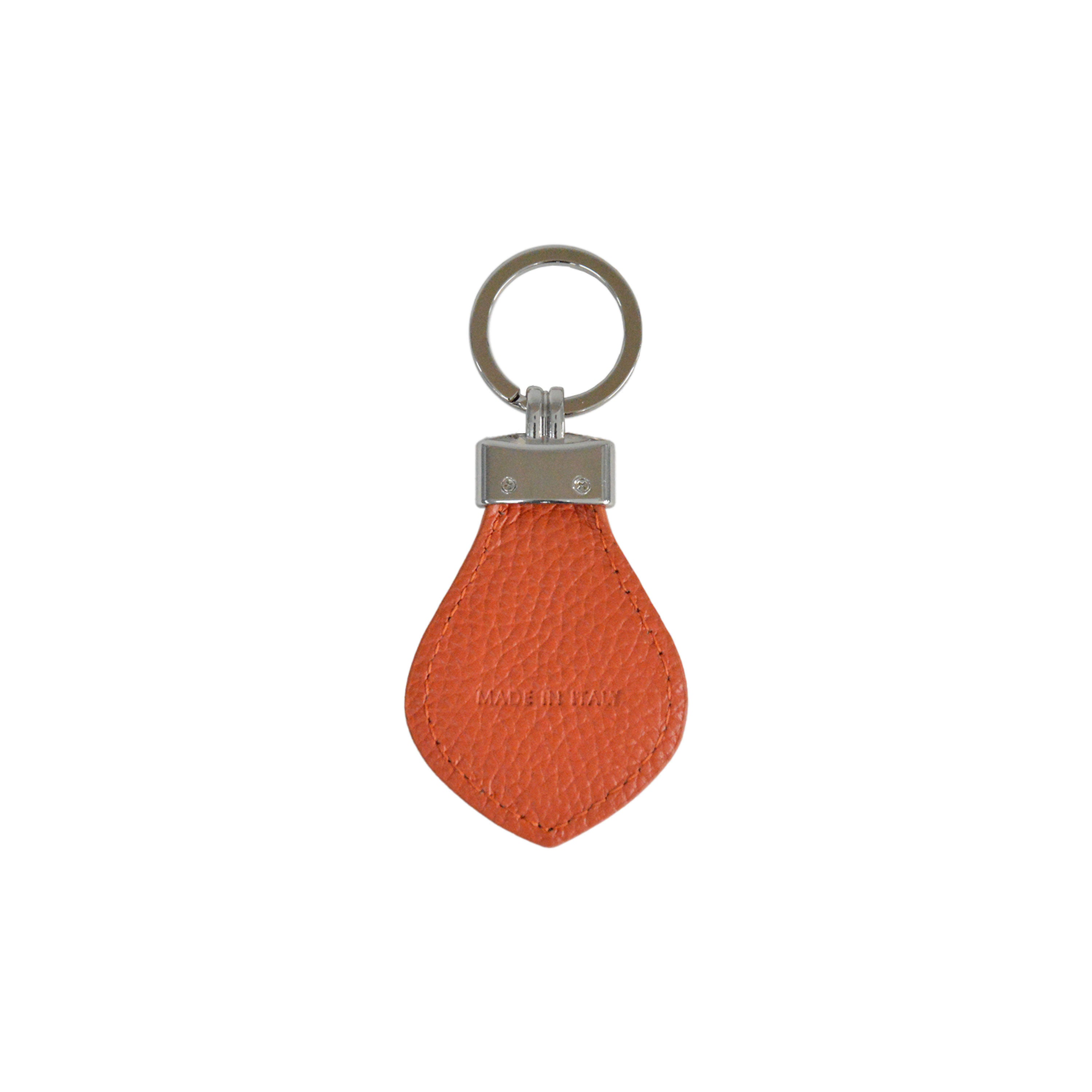 Lamarthe Cupidon Schlüsselanhänger Orange Leder 8 cm