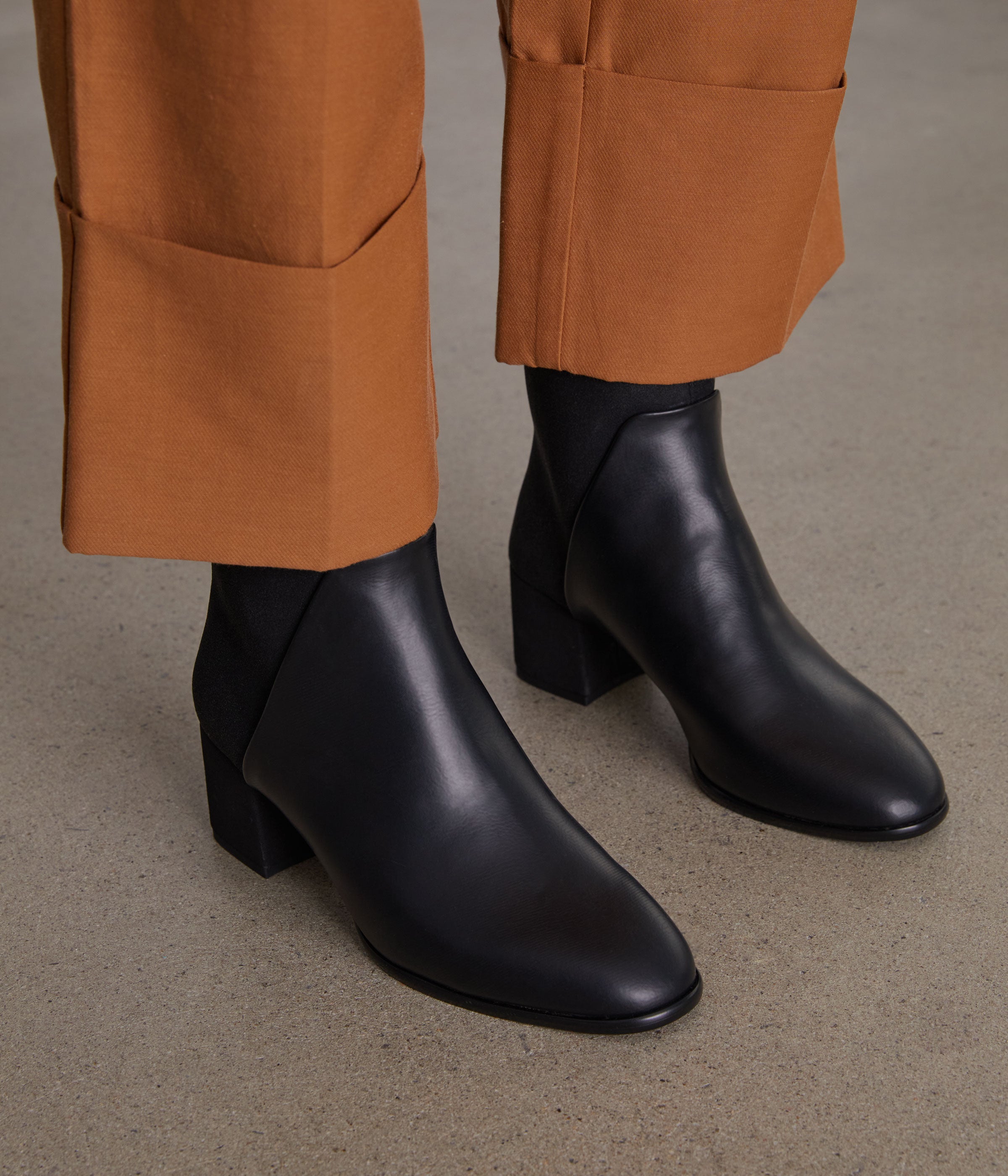Matt & Nat Dea Stiefeletten Schwarz Blockabsatz