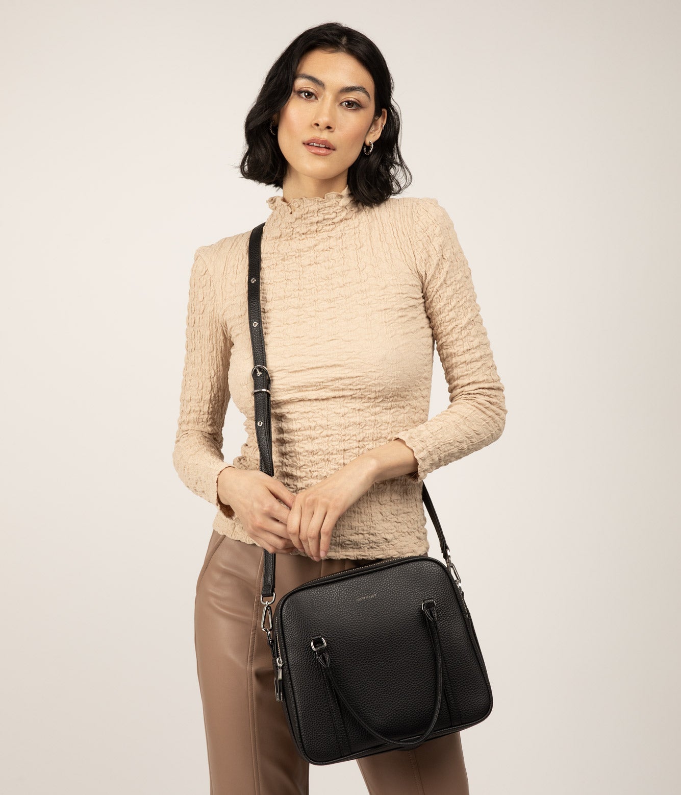 Matt & Nat Purity SABBILG Handtasche Schwarz vegan