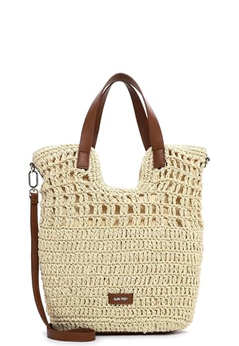 SURI FREY Marley Cityshopper Shopper Beige Bast 34 cm