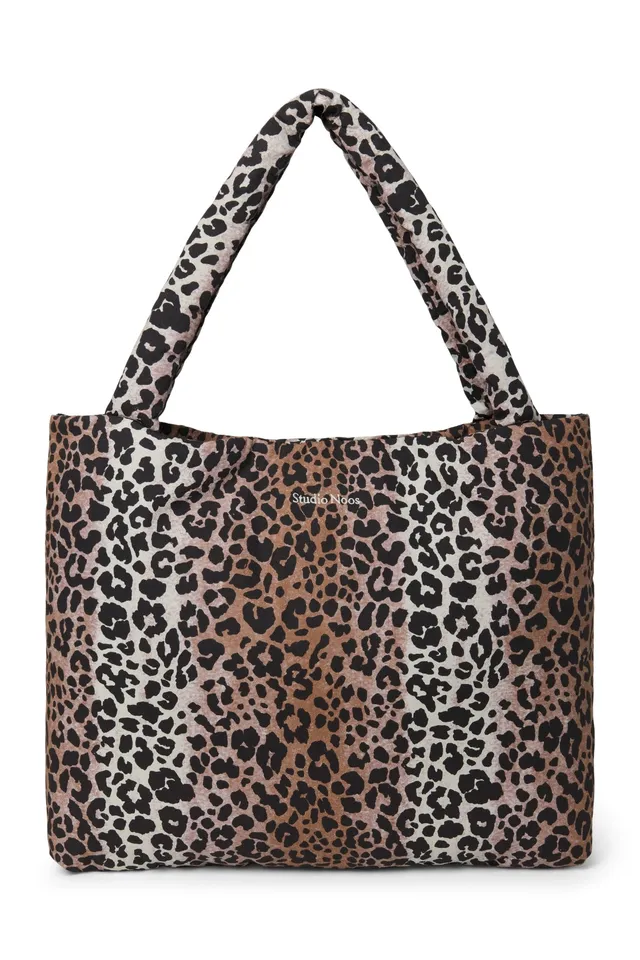 Studio Noos Soft Cotton Mom Bag Shopper Hazel Leopard