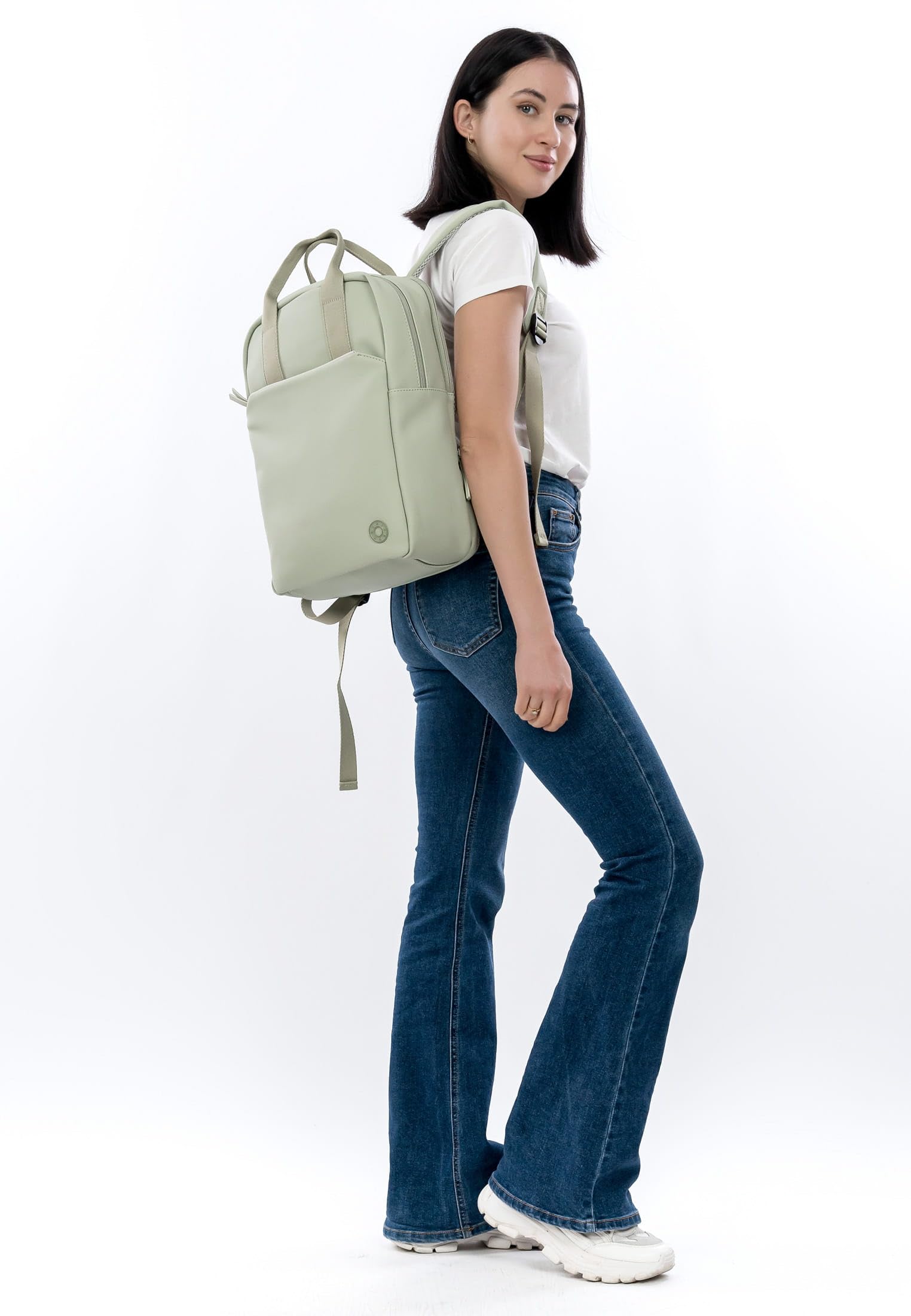 SURI FREY Besty Backpack Rucksack Pistachio mit Laptopfach