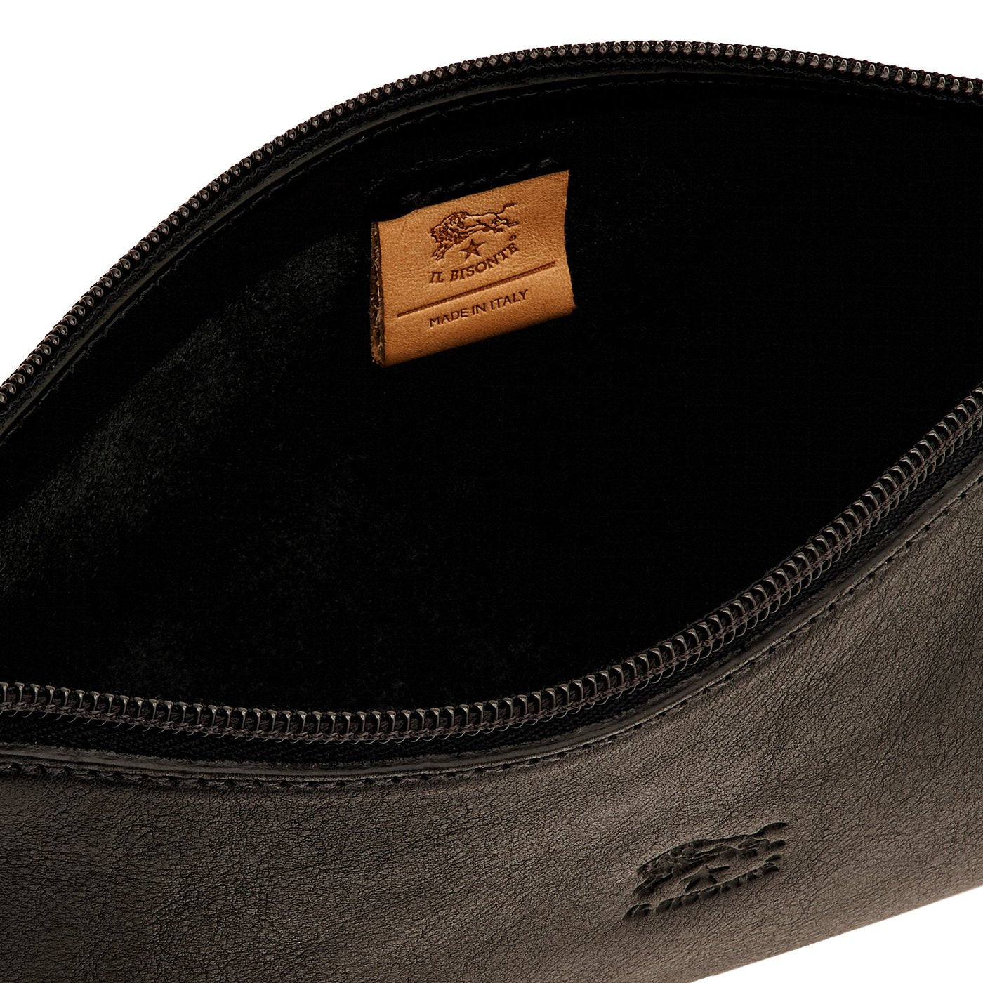 Il Bisonte Salina Schultertasche schwarz Vollleder
