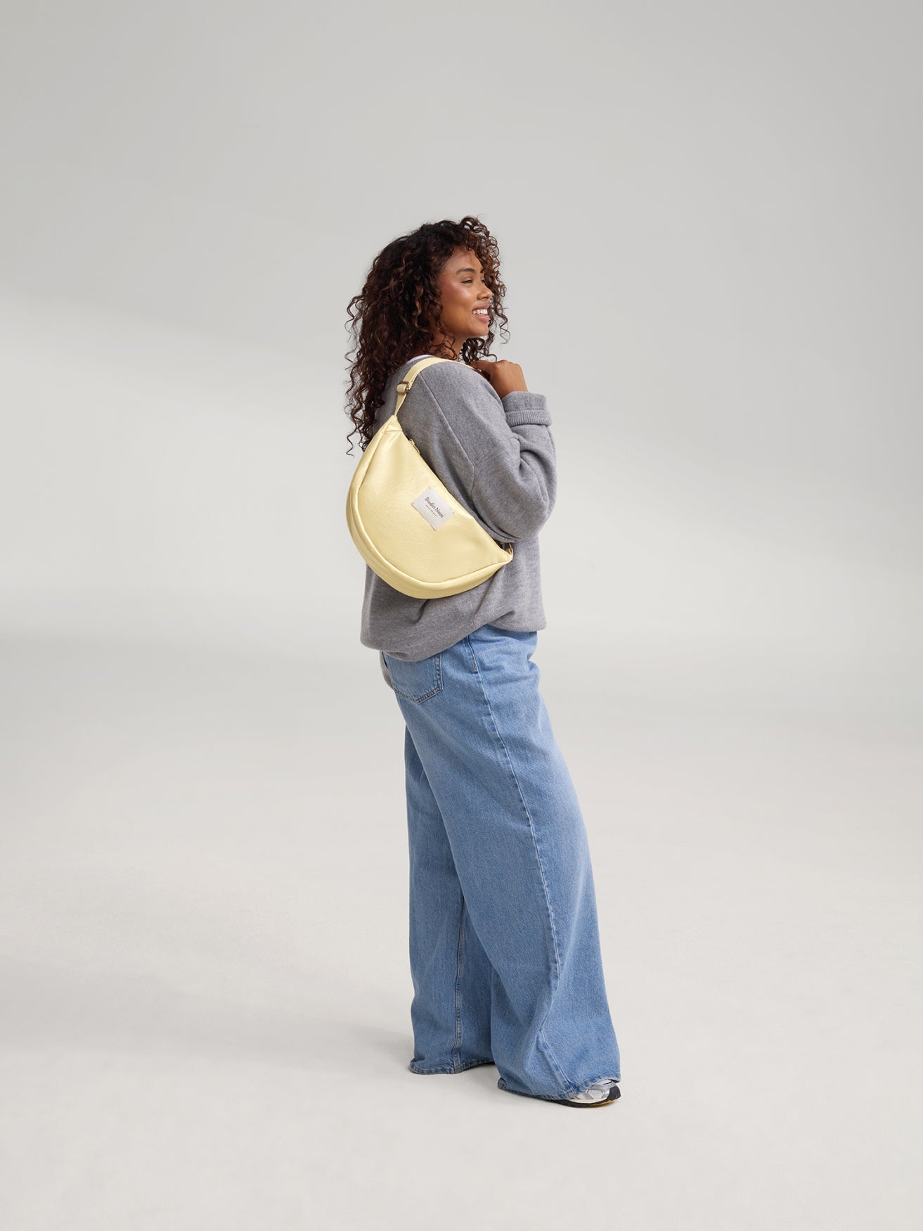 Studio Noos Vegan Leather Bauchtasche Butter Yellow