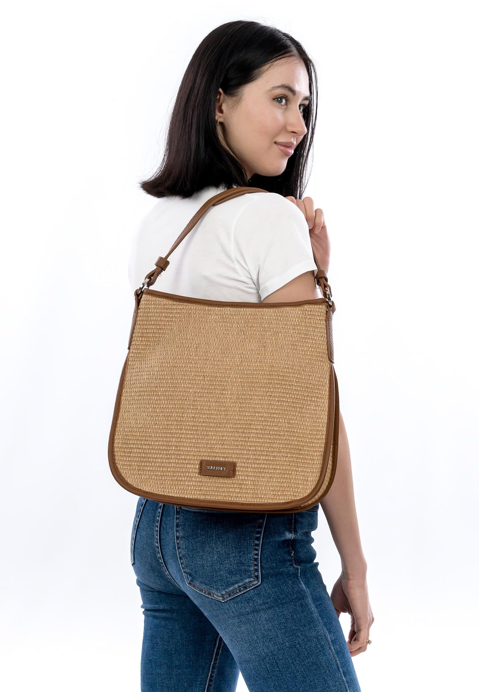 SURI FREY SFY Cady Schultertasche Sand gewebt