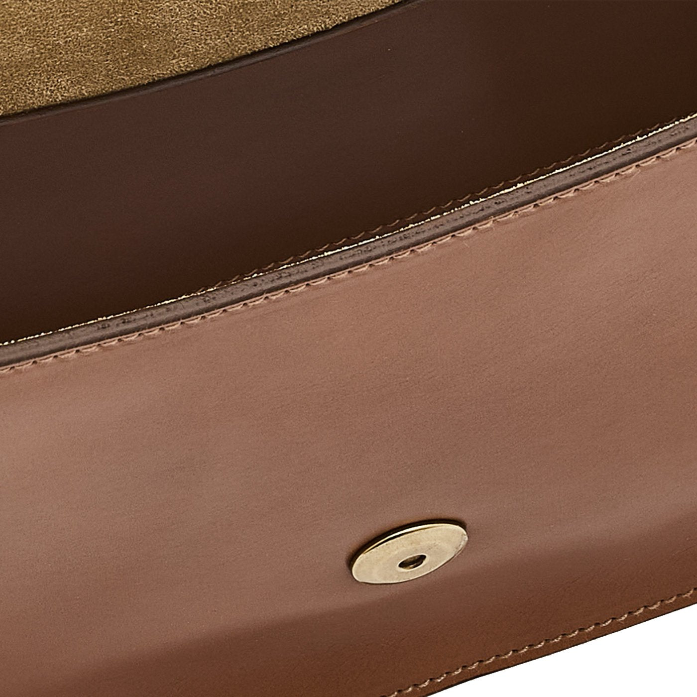 Il Bisonte Atelier Schultertasche Schoko Leder